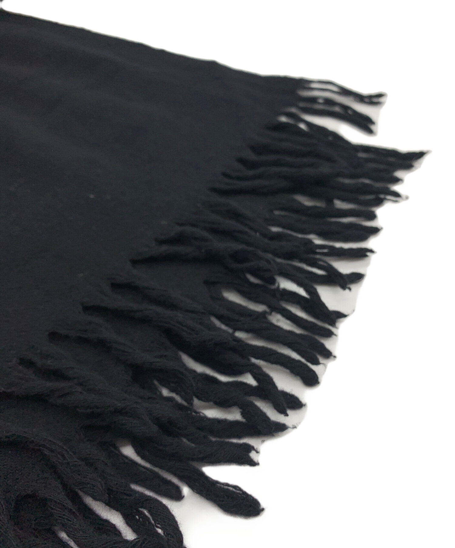 中古・古着通販】COMOLI (コモリ) ウールストール ブラック｜ブランド