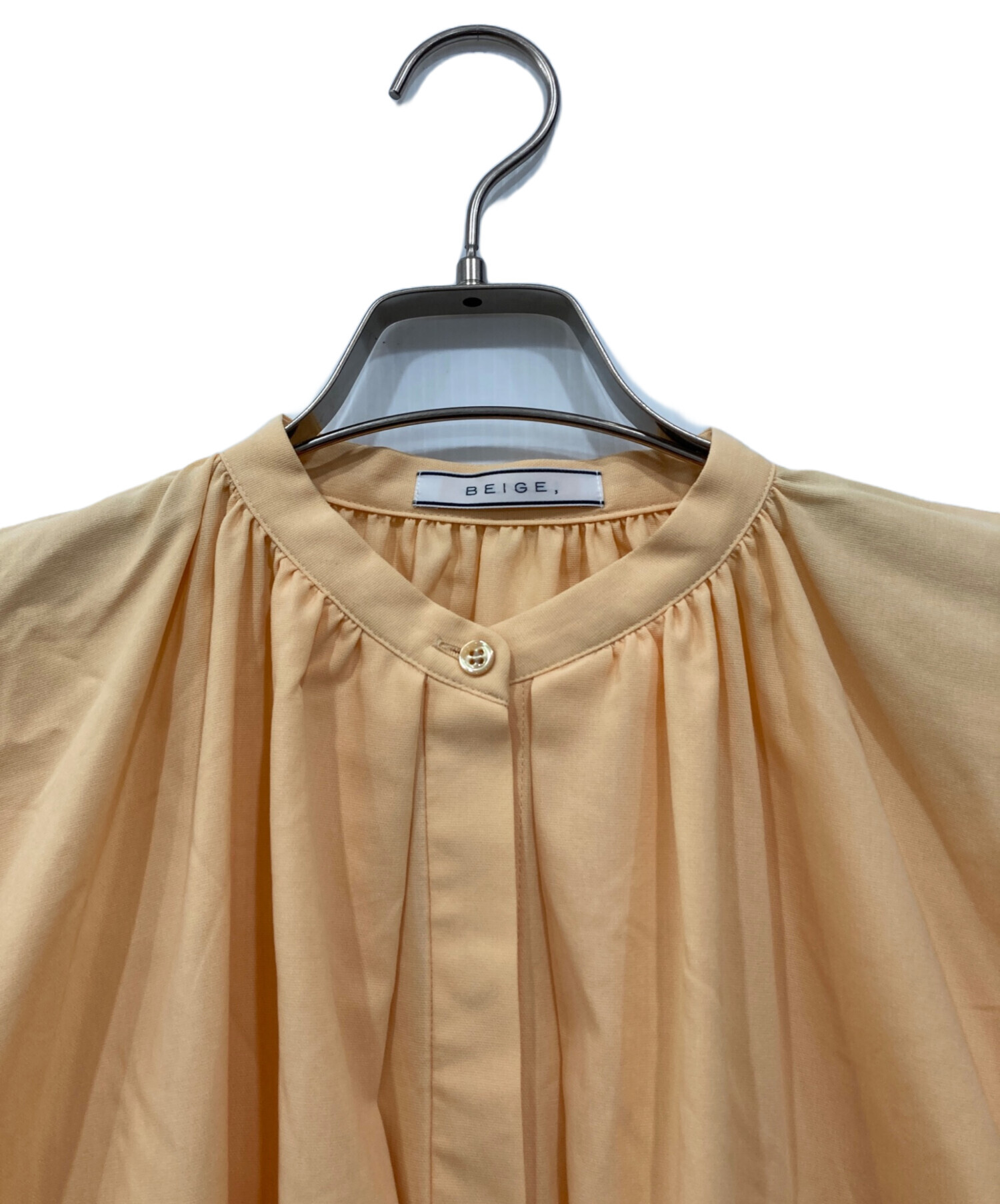 中古・古着通販】BEIGE (ベイジ) LUCILLE バンドカラーブラウス 