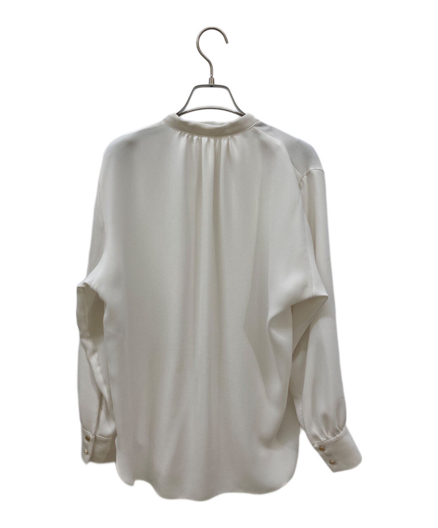 中古・古着通販】BEIGE (ベイジ) STOW バンドカラーブラウス