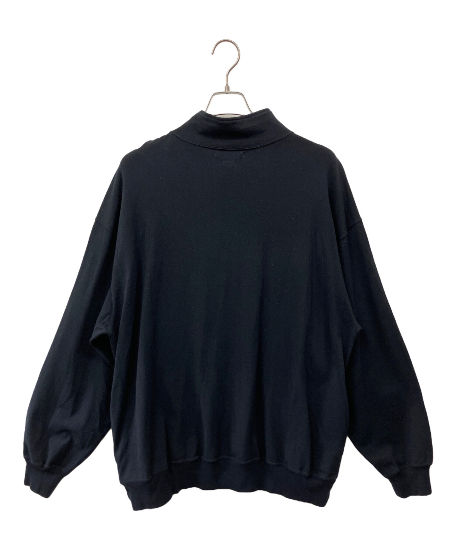 中古・古着通販】blurhms (ブラームス) C/Silk Nep Harf-zip ブラック