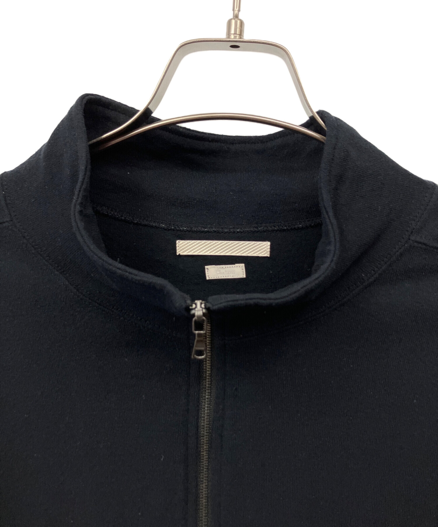 中古・古着通販】blurhms (ブラームス) C/Silk Nep Harf-zip ブラック