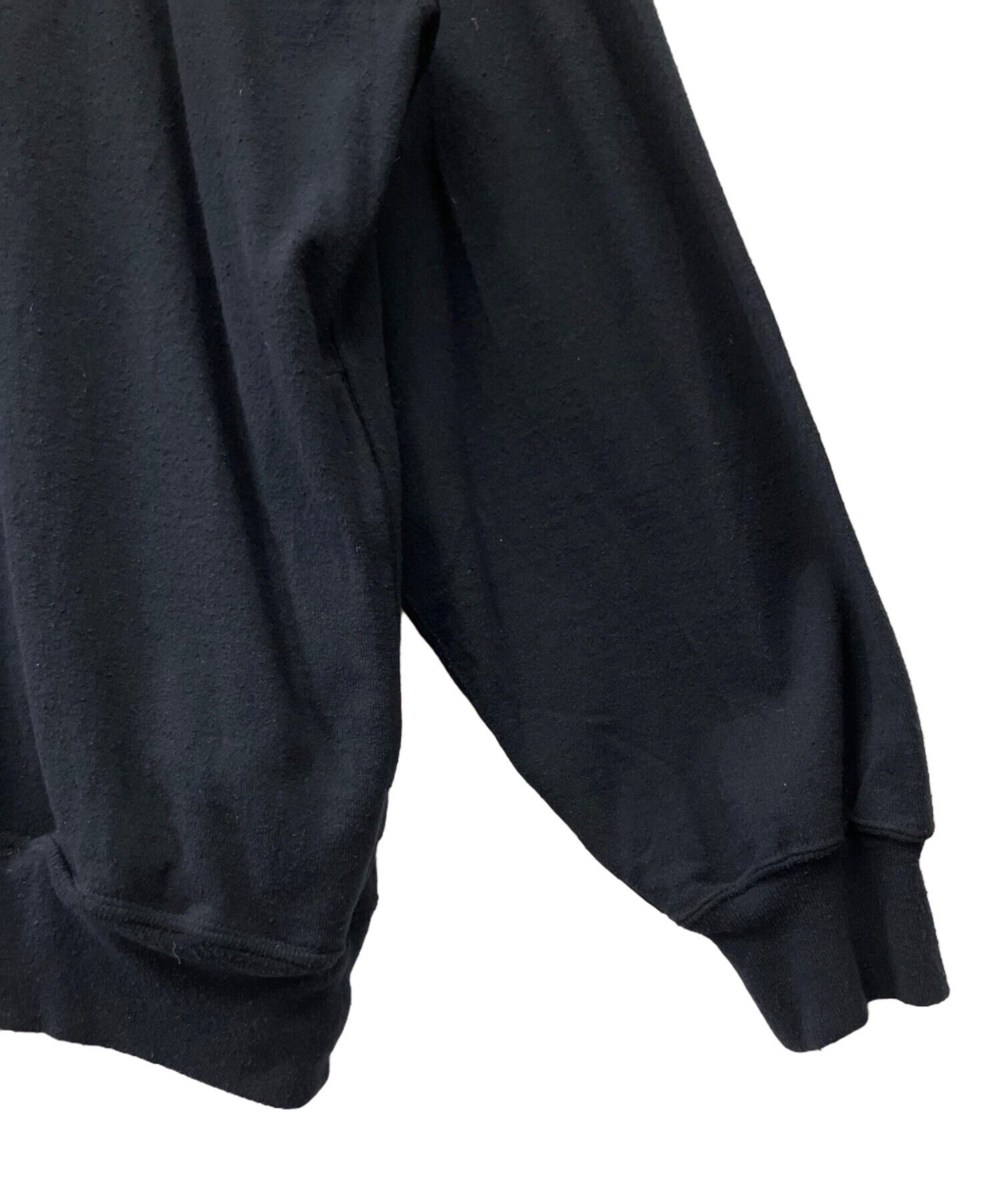 中古・古着通販】blurhms (ブラームス) C/Silk Nep Harf-zip ブラック