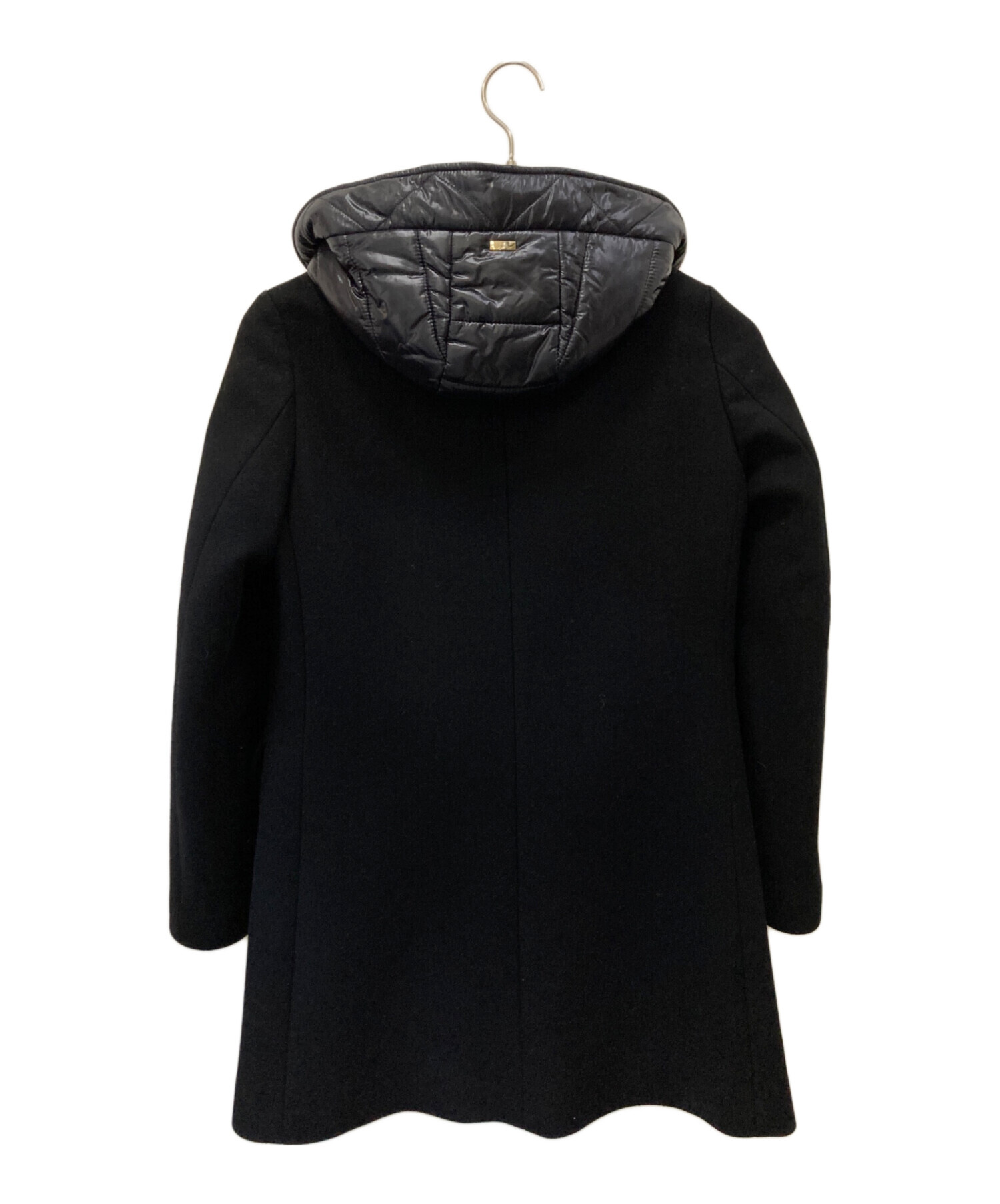 中古・古着通販】HERNO (ヘルノ) ウールダウンコート ブラック サイズ 