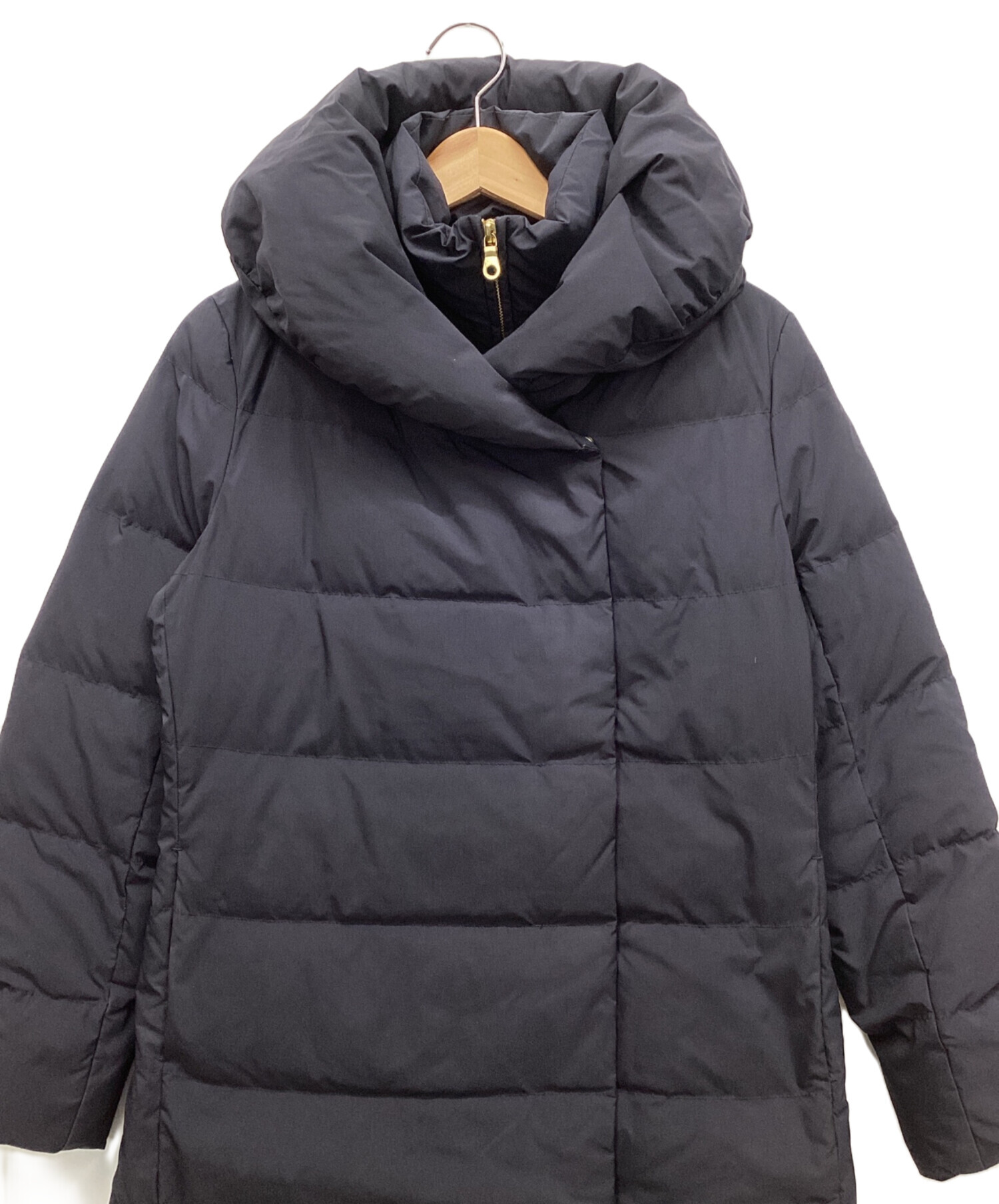 プラステ リモンタダウンロングコート M ネイビー 美品＊プラステ