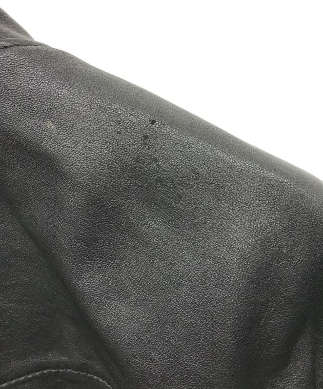 新品　未使用品　コーチ　COACH レザー　ライダースジャケット COACH コーチ レザー シングル ライダースジャケット ブラック系 XS