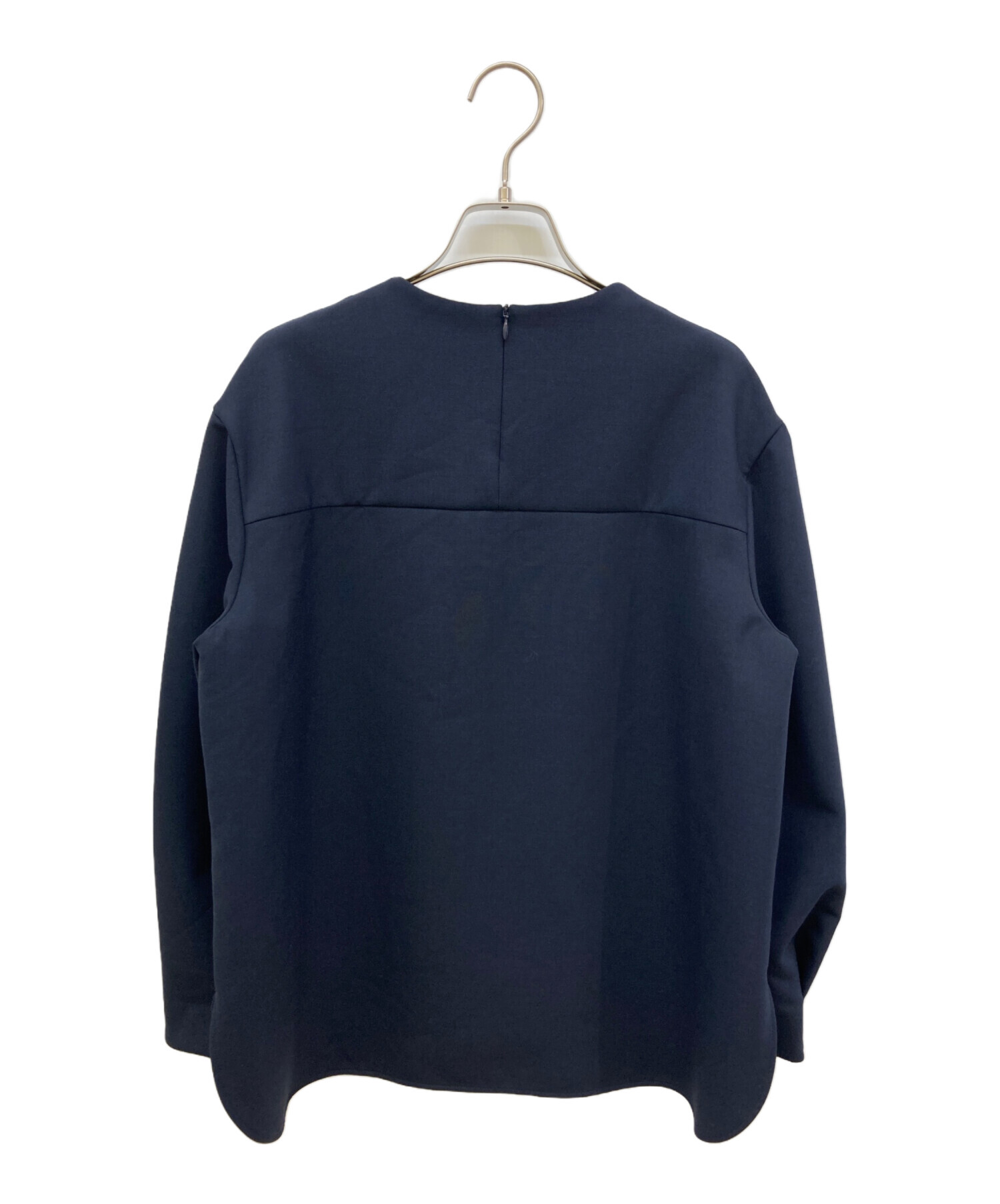 TheoryLuxeネイビー ブラウス 中古・古着通販】theory luxe (セオリーリュクス) プルオーバー