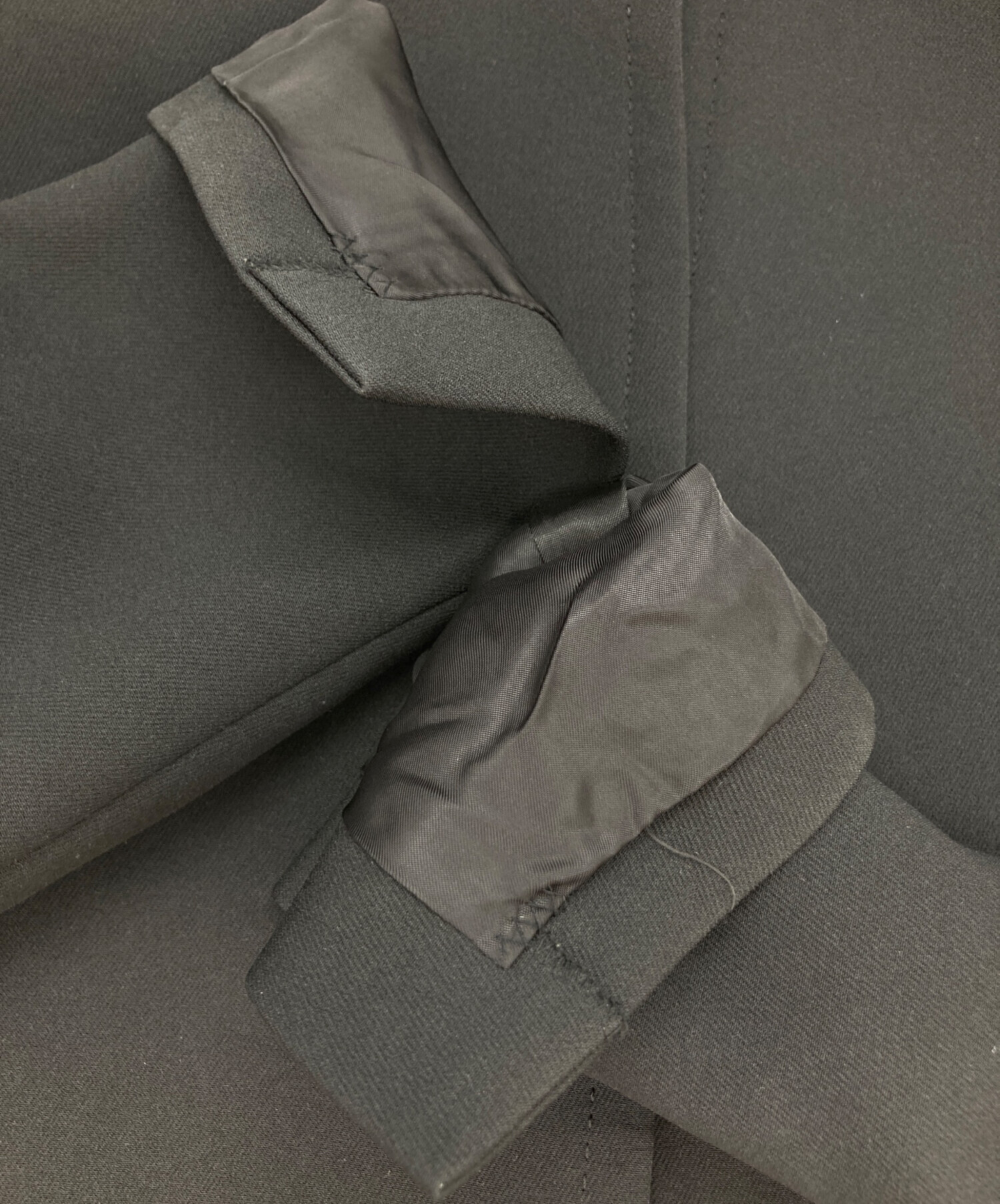 中古・古着通販】ADORE (アドーア) トリプルクロスジャケット ブラック