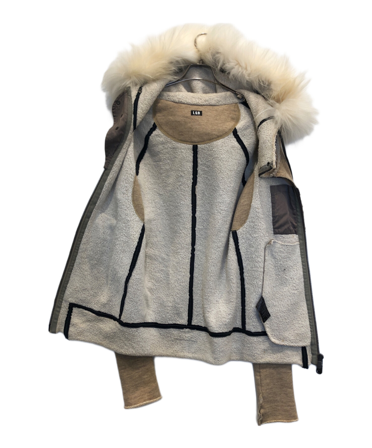 LGB ルグランブルー　ラクーンファーパーカー 中古・古着通販】L.G.B (ルグランブルー) ラクーンファーパーカー