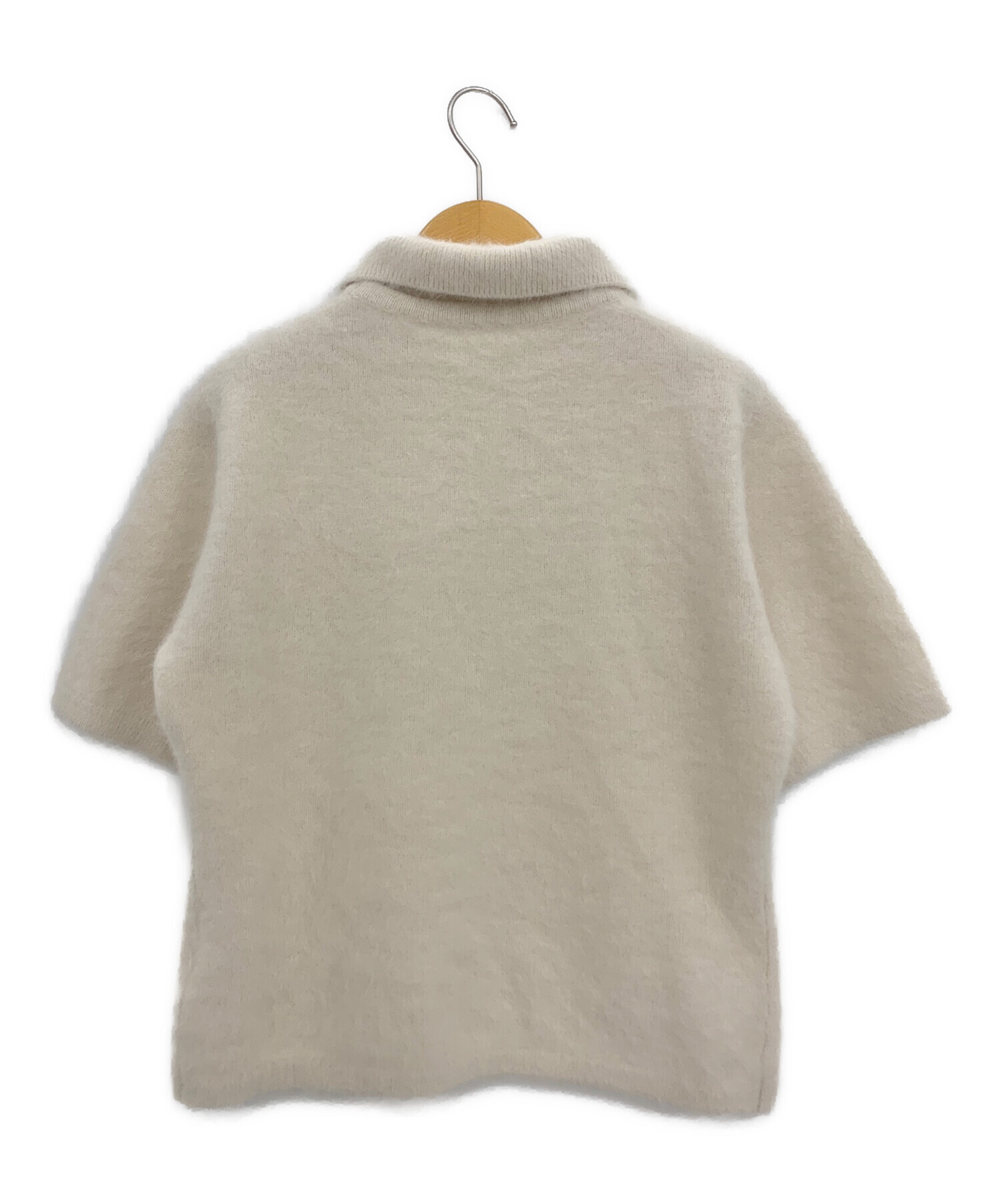 中古・古着通販】DES PRES (デ プレ) フォックスカシミヤ ポロカラー  