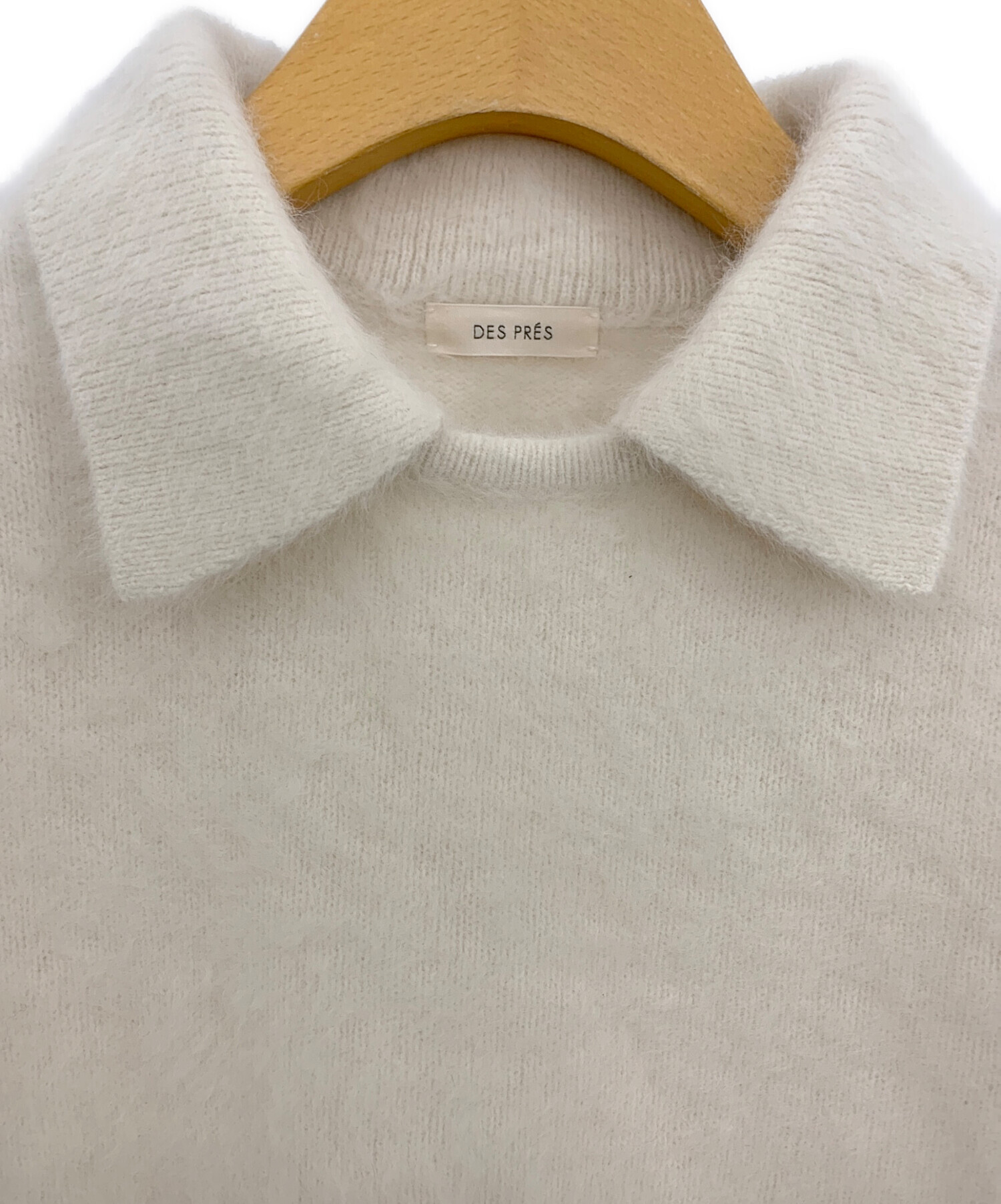 中古・古着通販】DES PRES (デ プレ) フォックスカシミヤ ポロカラー