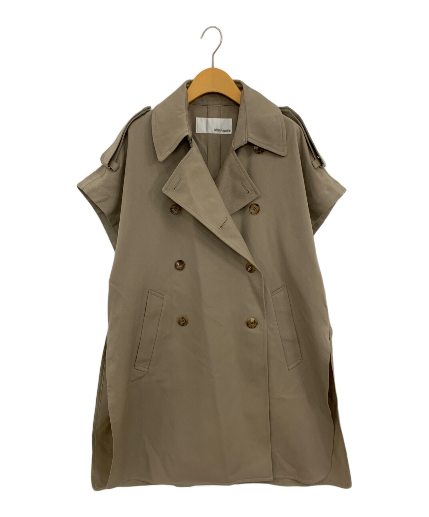 Whim Whim Gazette ウィムガゼット トレンチジレ コート Free Gazette