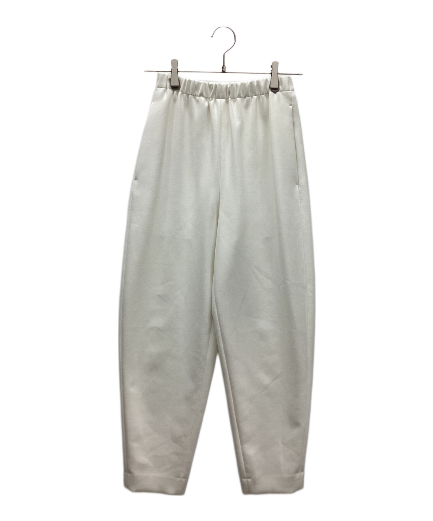 中古・古着通販】ENFOLD (エンフォルド) EGG PANTS アイボリー サイズ