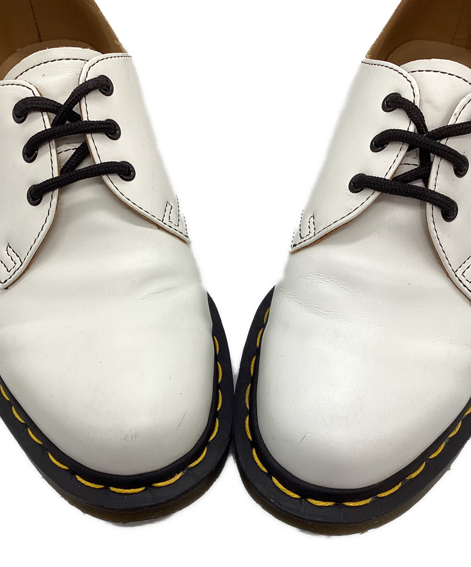 コムデギャルソン Dr. Martens ストラップシューズ　ホワイト 中古・古着通販】Dr.Martens (ドクターマーチン) COMME des GARCONS