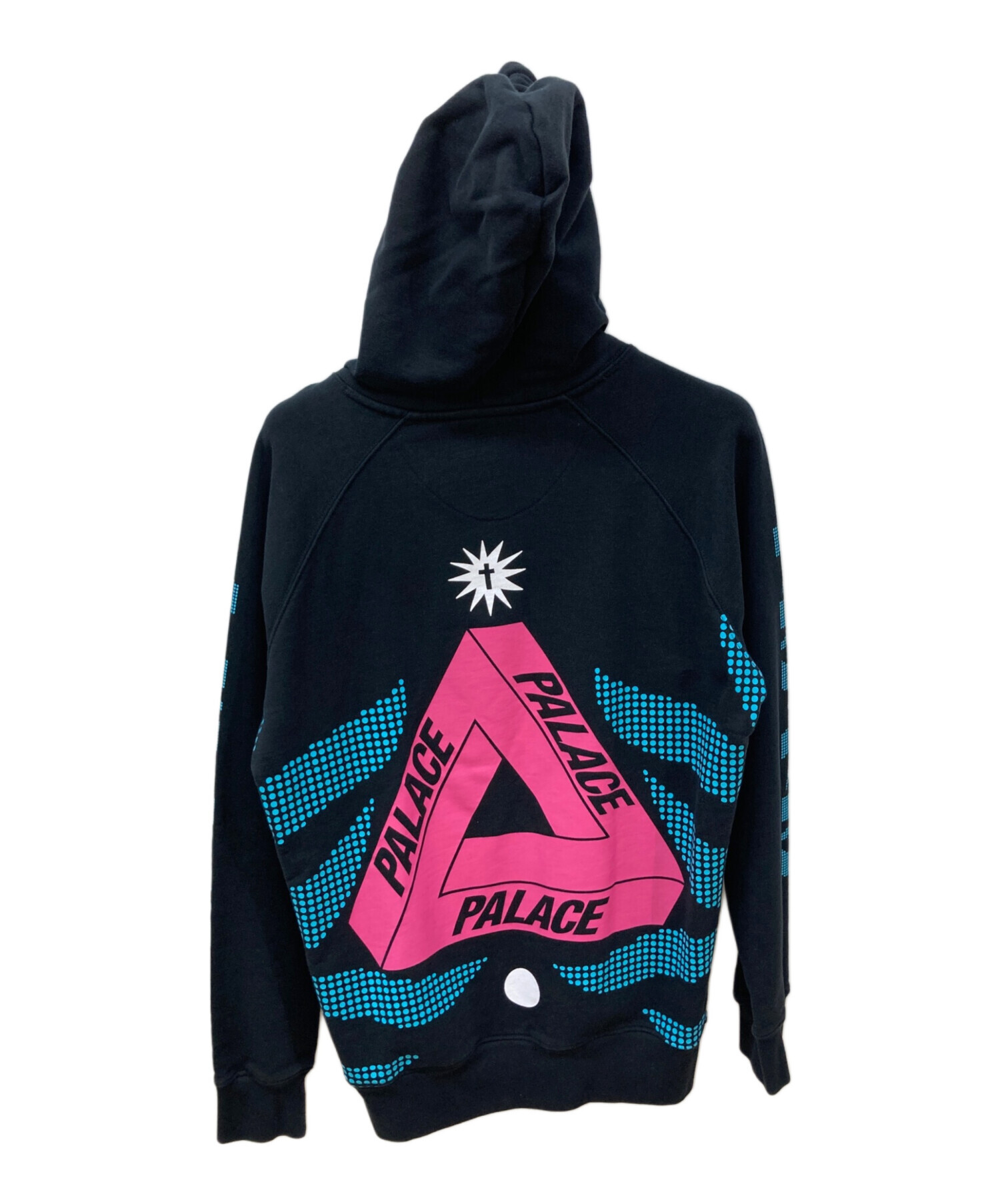 中古・古着通販】PALACE (パレス) プルオーバーパーカー ブラック 