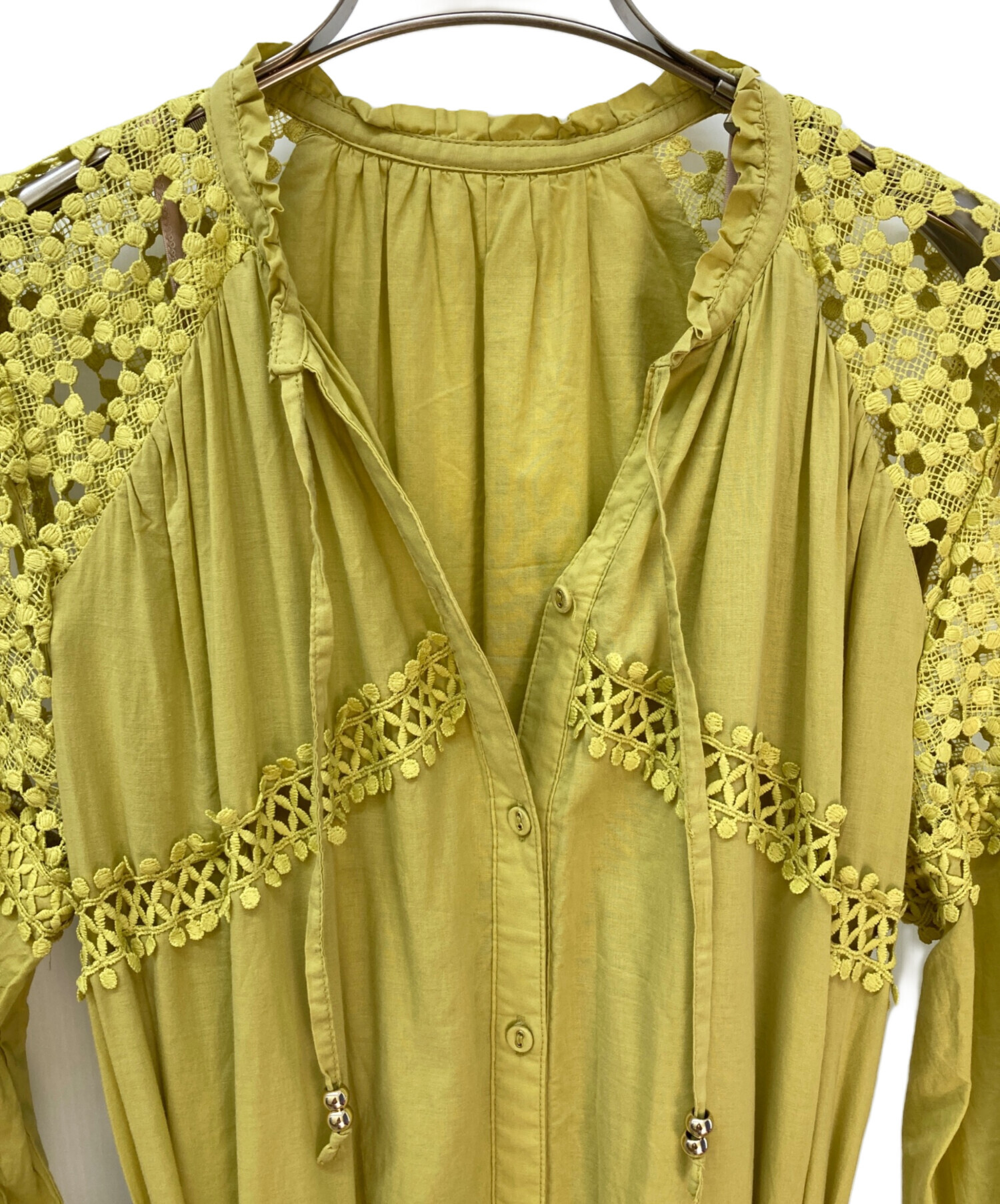 中古・古着通販】Estella.K (エステラケー) レースロングワンピース