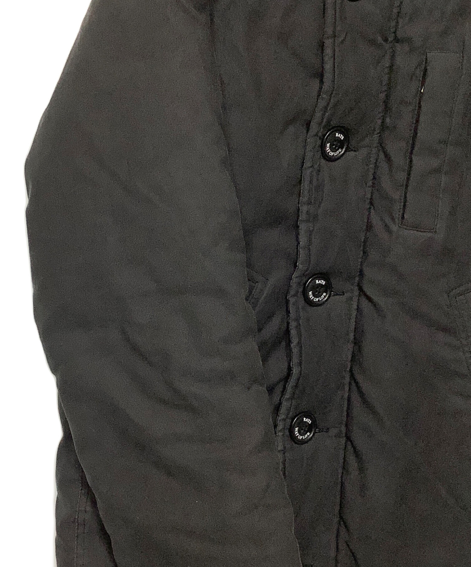 中古・古着通販】RATS (ラッツ) MILITARY PARKA JACKET ブラック