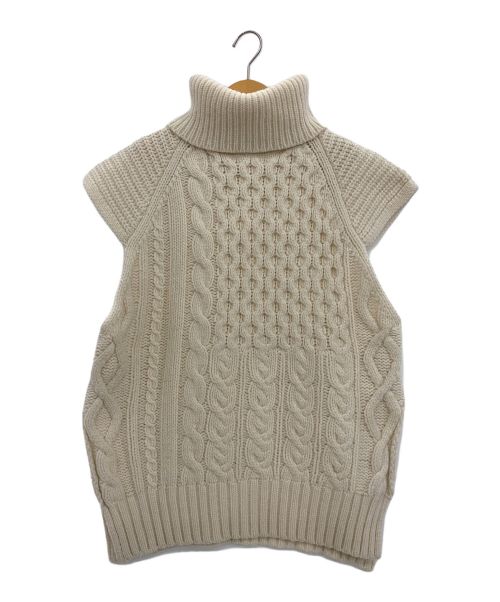 m*u様 TICCA ティッカ　タートルネック　ベスト　キャメル　ジレ　ハイネッ 中古・古着通販】TICCA (ティッカ) マルチケーブルタートルベスト