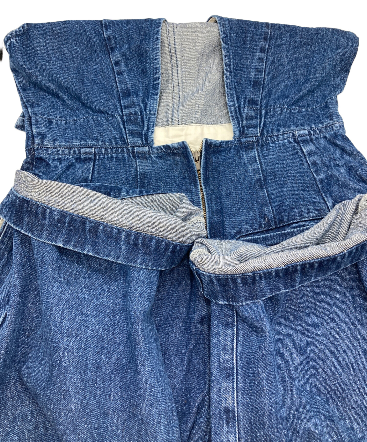 中古・古着通販】CLANE (クラネ) BACK OPEN DENIM ALL IN ONE 