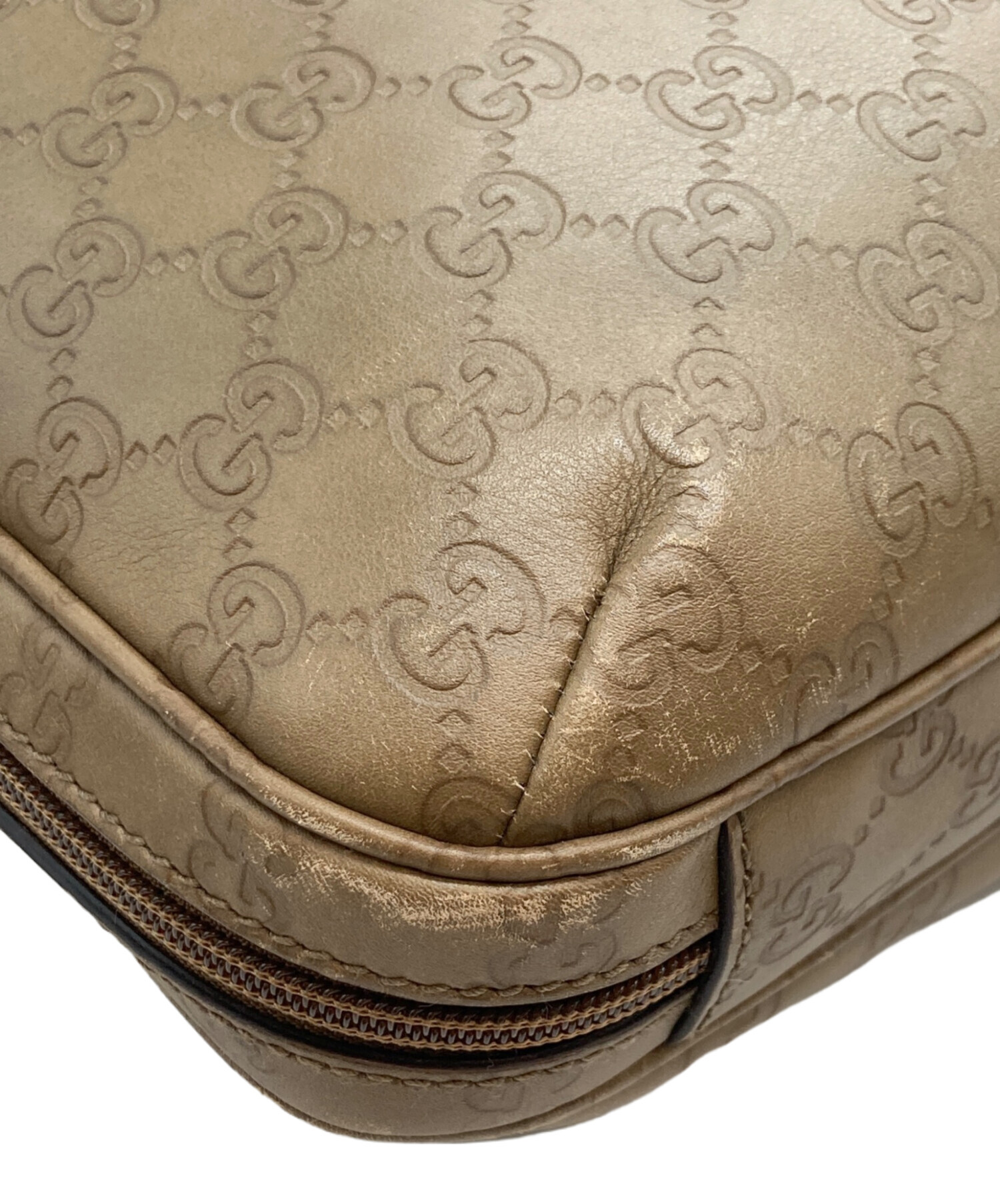 中古・古着通販】GUCCI (グッチ) ビジネスバッグ ベージュ｜ブランド