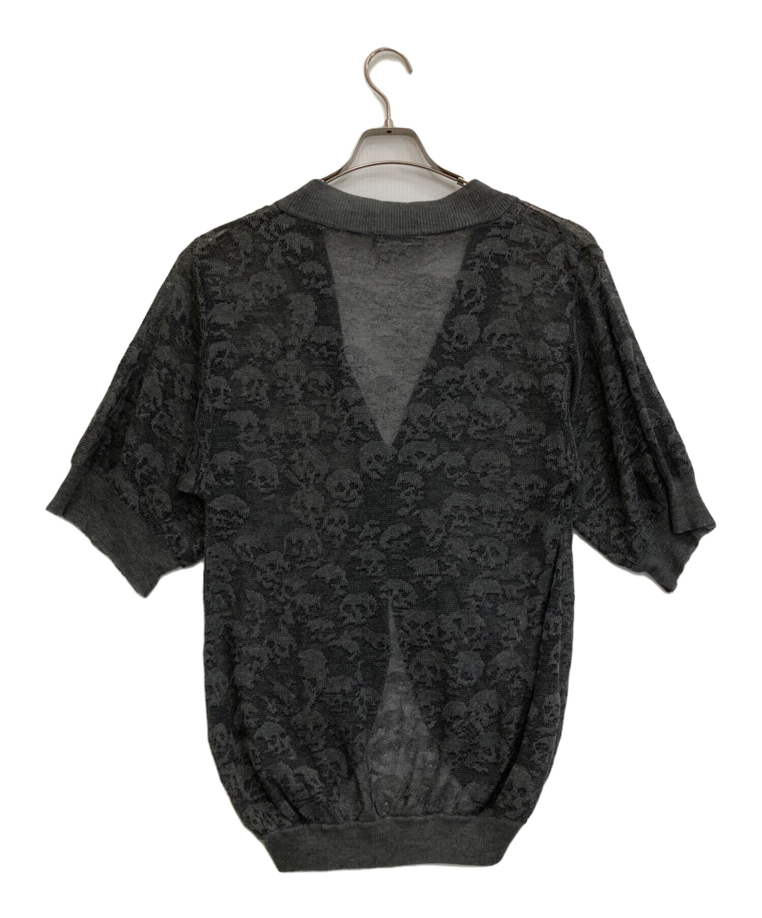 ヒステリックグラマー 90年代 希少 透かし編み カーディガン 中古・古着通販】Hysteric Glamour (ヒステリックグラマー) スカル