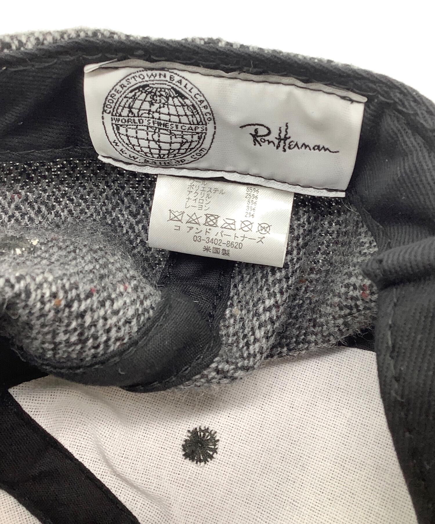 中古・古着通販】Ron Herman (ロンハーマン) COOPERSTOWN BALL CAP