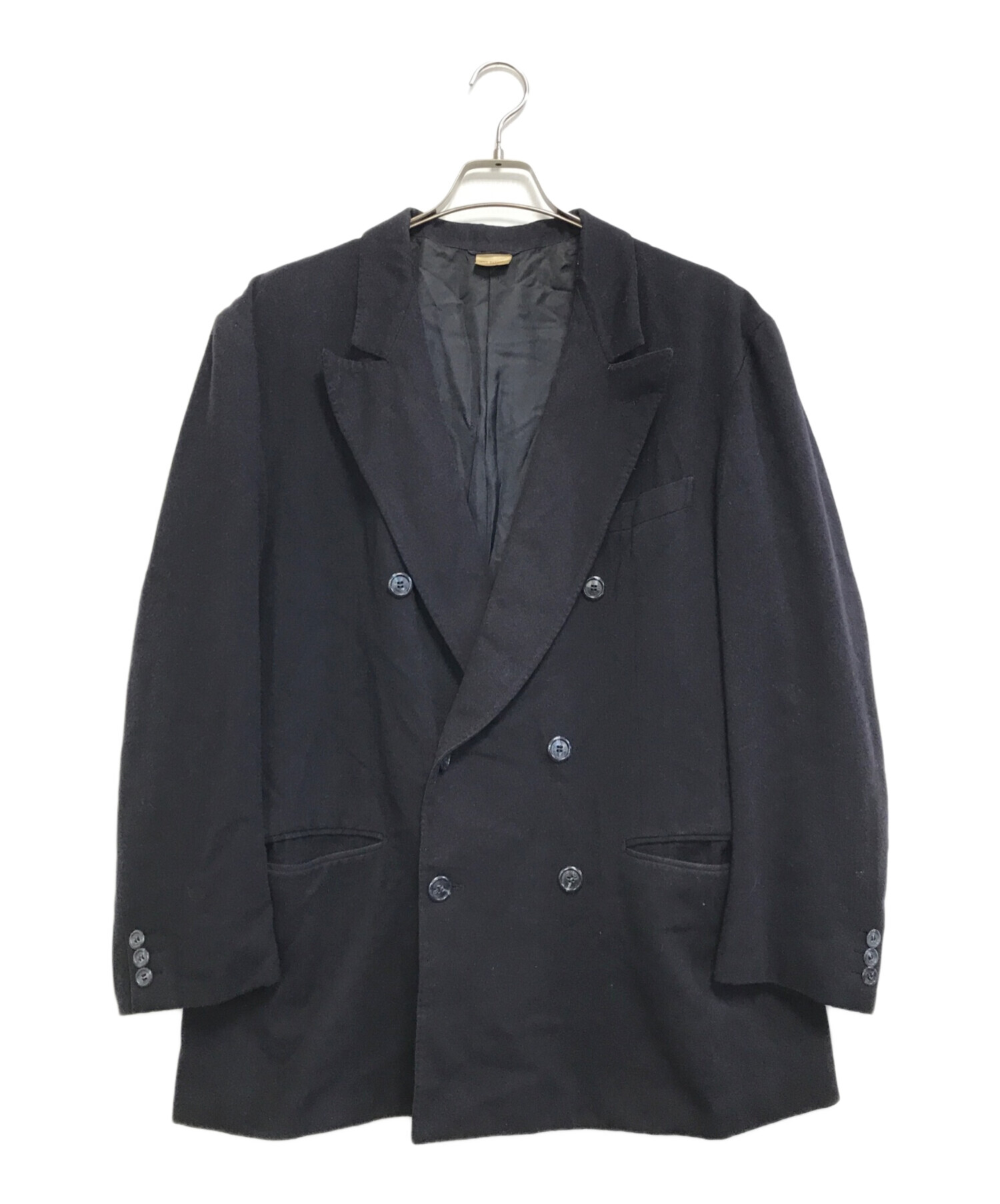 中古・古着通販】GUCCI (グッチ) カシミヤコート ネイビー サイズ:Free 