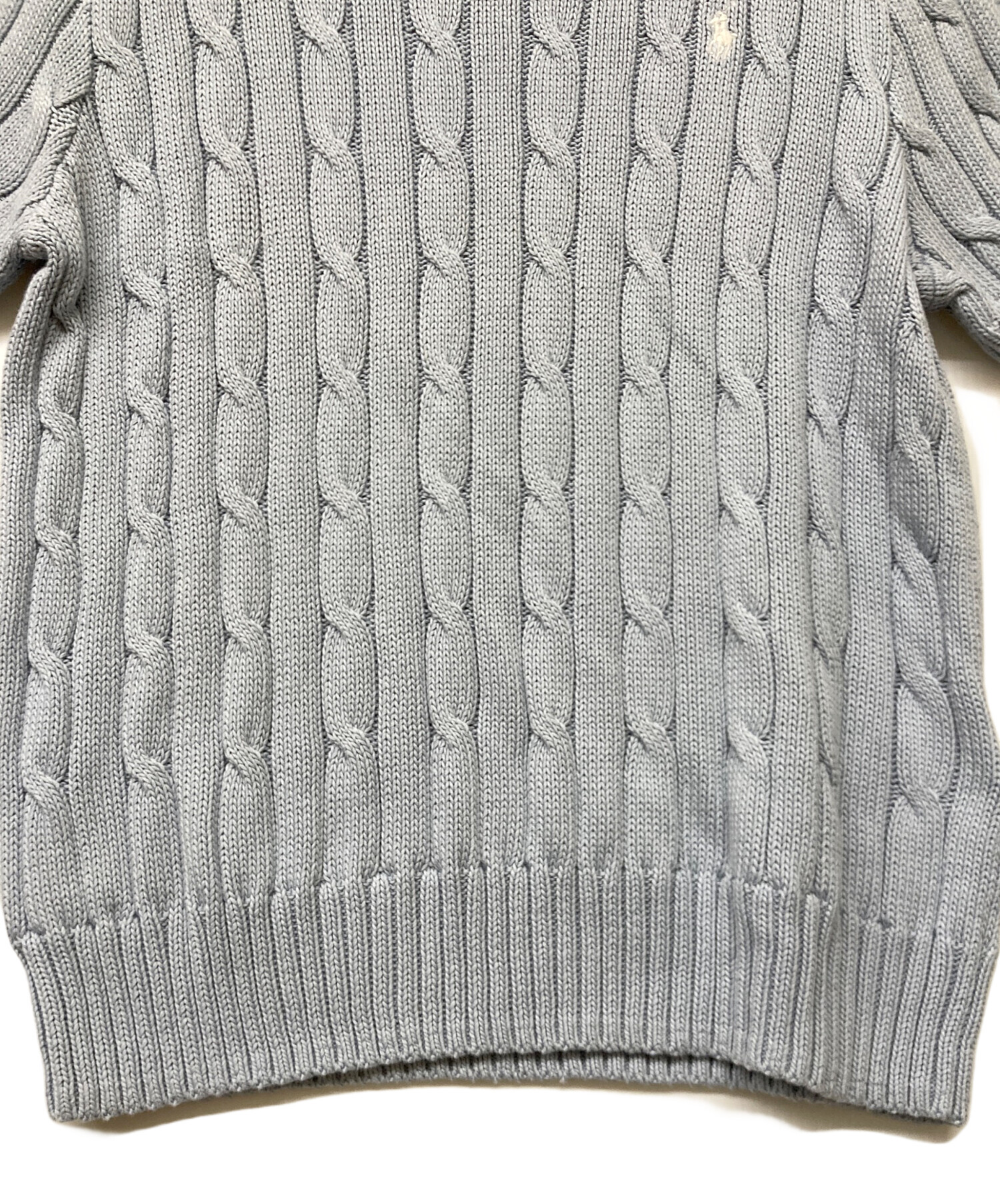 新品タグ付　QRタグ　ポロ　ラルフローレン　コットンツイルパンツ　グレー POLO RALPH LAUREN - POLO CHINO☆スクエアタグ☆ラルフローレン