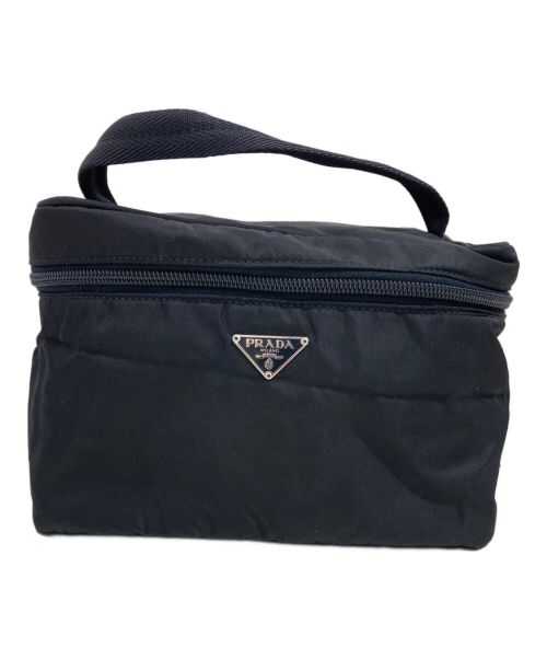 中古・古着通販】PRADA (プラダ) バニティバッグ ブラック｜ブランド