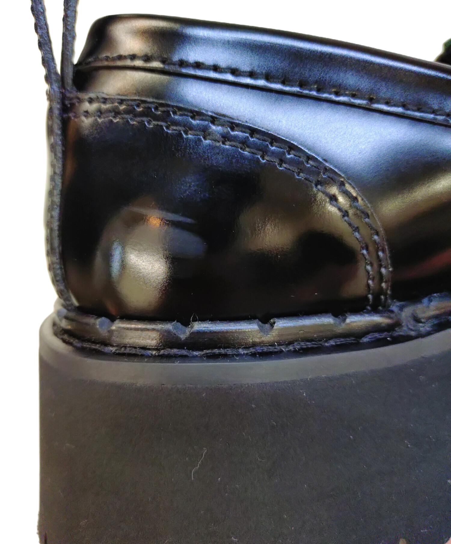 中古・古着通販】GUCCI (グッチ) ローファー ブラック サイズ:37 1/2