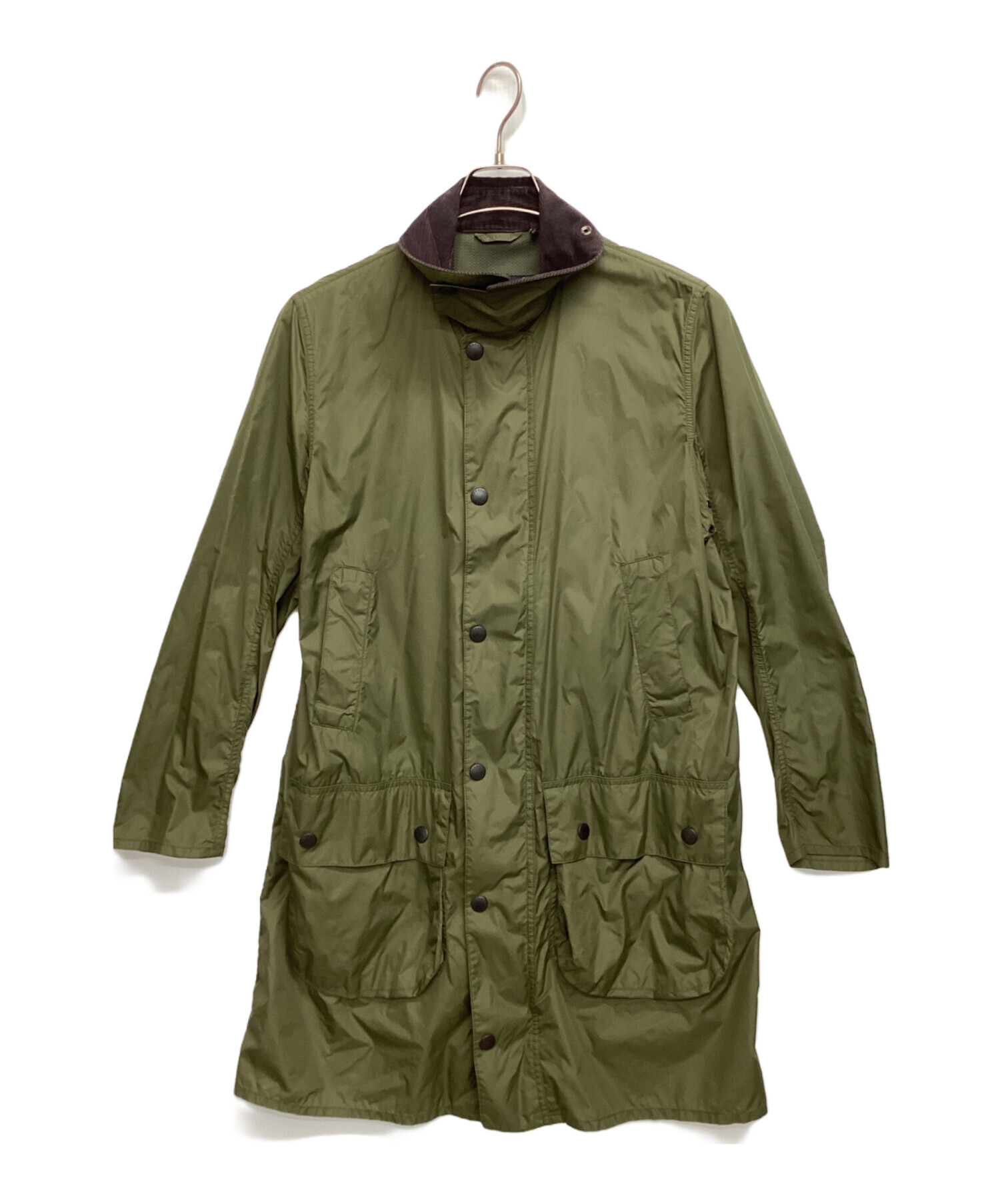 Barbour オリーブ　ナイロンジャケット 38 中古・古着通販】Barbour (バブアー) ナイロンジャケット カーキ