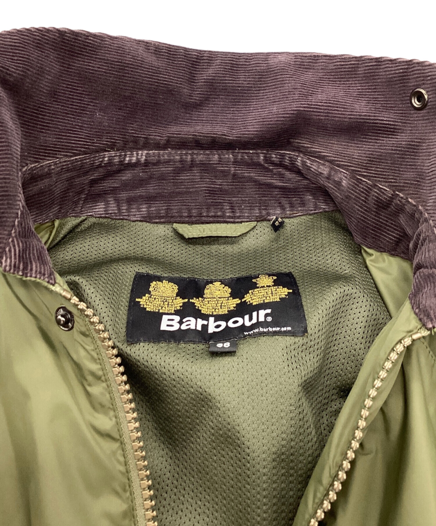 中古・古着通販】Barbour (バブアー) ナイロンジャケット カーキ