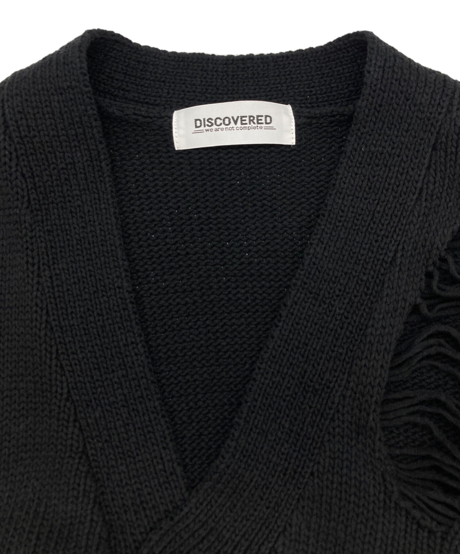 中古・古着通販】DISCOVERED (ディスカバード) DAMAGE COTTON KNIT