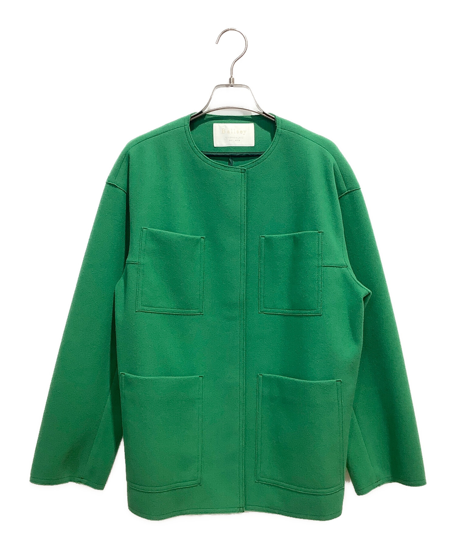 中古・古着通販】BALLSEY (ボールジィ) ニードルジャージーノーカラー 