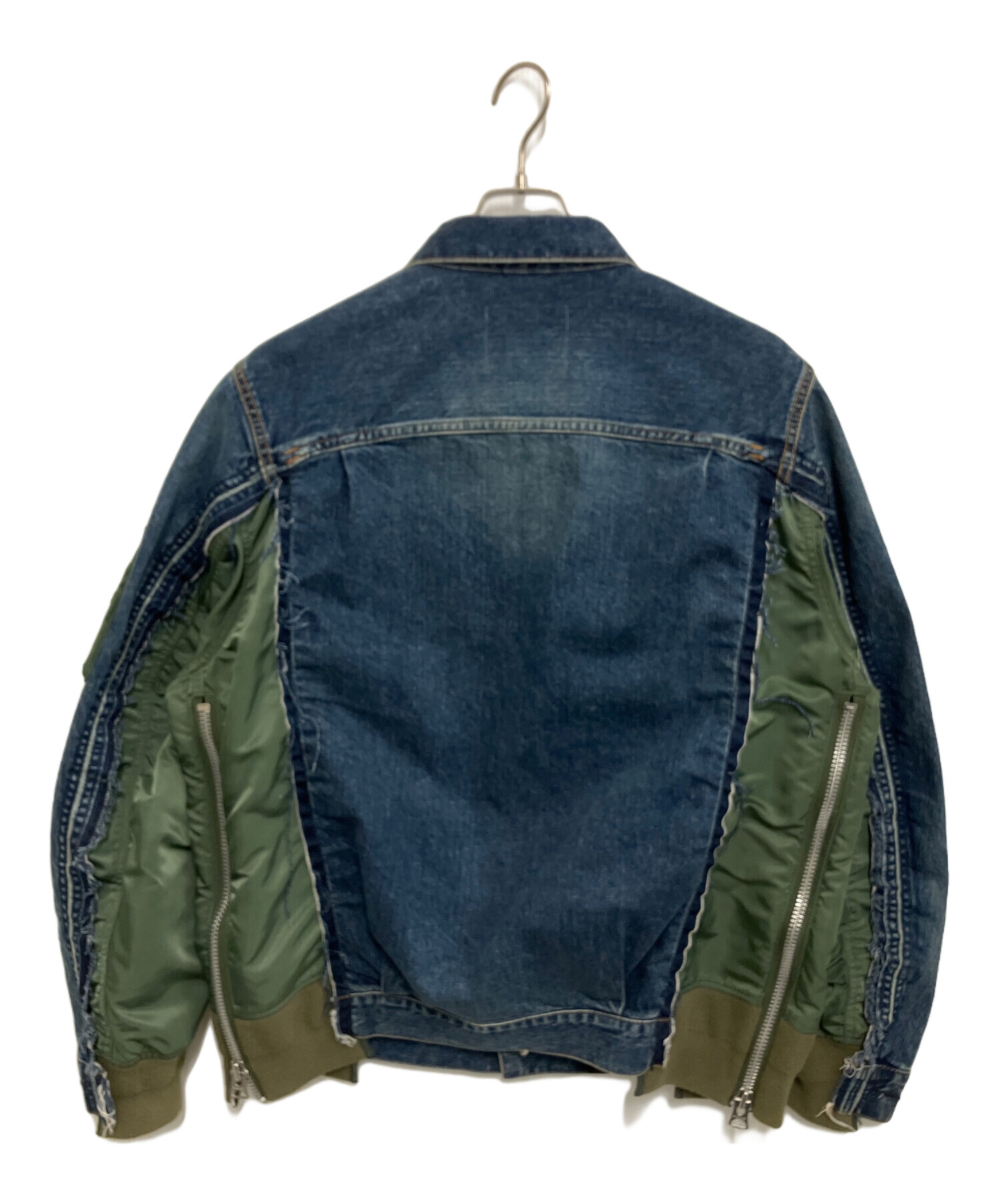 中古・古着通販】sacai (サカイ) Denim x Nylon Twill Jacket