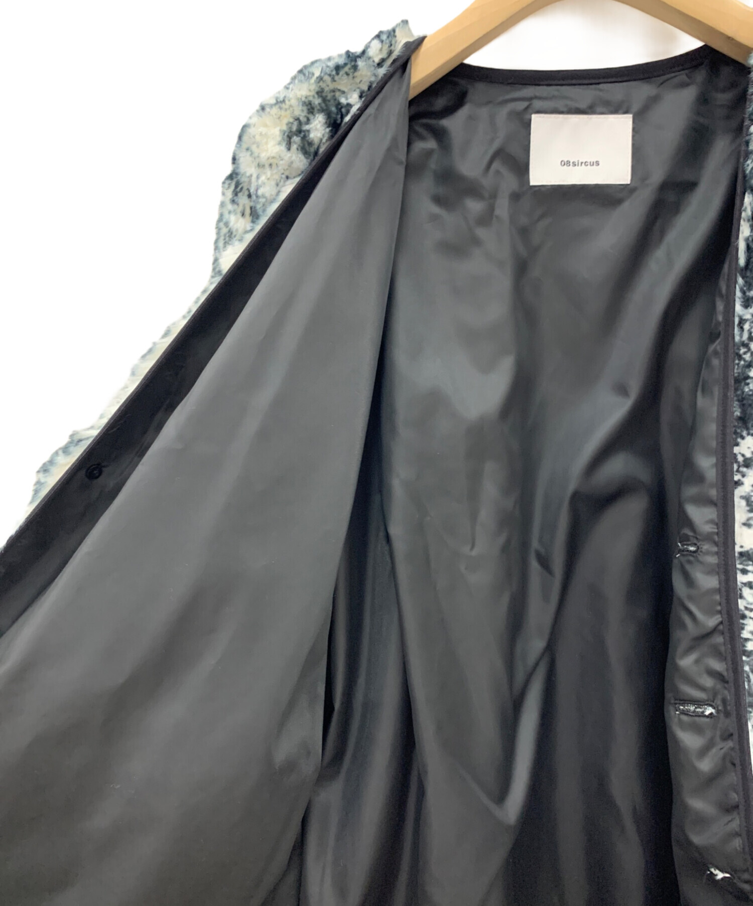 08sircus STUDIOUS別注 ペインティングシープ ボア ジャケット 中古・古着通販】08sircus (ゼロエイトサーカス) ペインティング