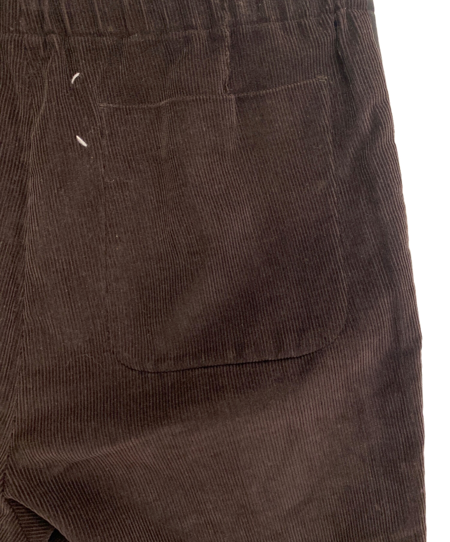 【美品】メゾンマルジェラ コーデュロイ パンツ ブラウン メンズ W32 美品】メゾンマルジェラ コーデュロイ パンツ ブラウン メンズ W32