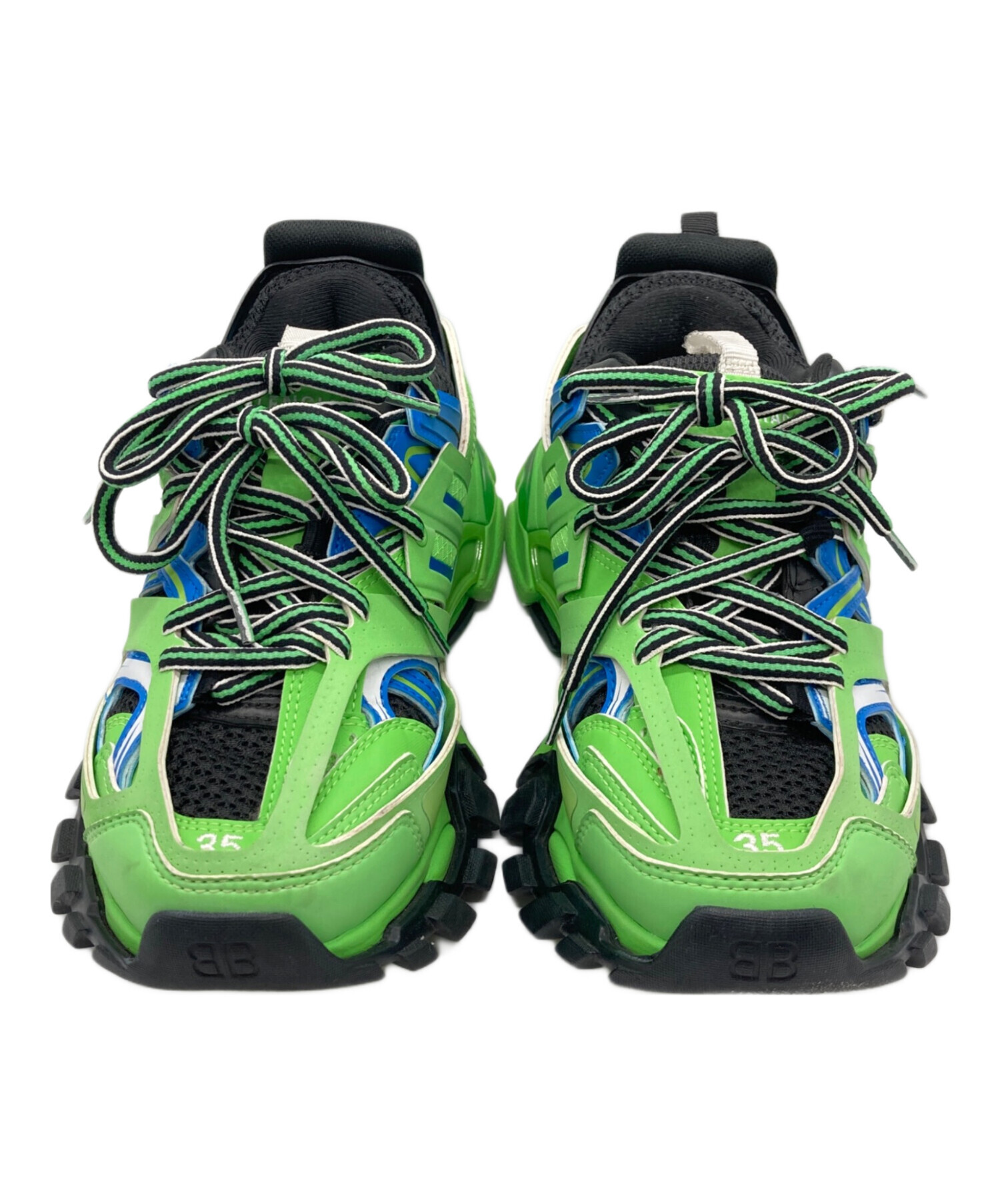 ★BALENCIAGA バレンシアガ TRACK TRAINER★⑩ 中古・古着通販BALENCIAGA (バレンシアガ) TRACK TRAINER グリーン