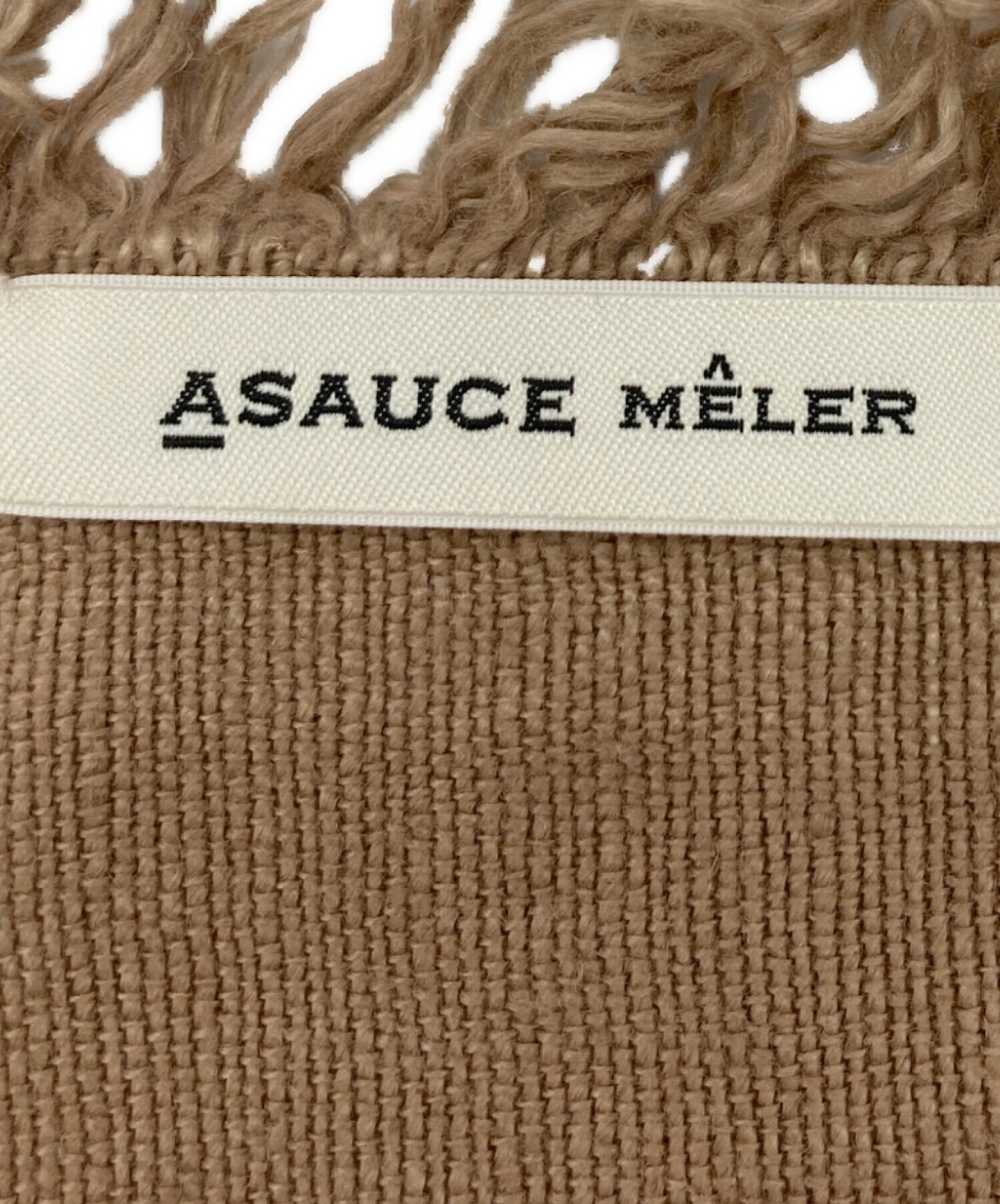 中古・古着通販】ASAUCE MELER (アソースメレ) 大判リネンストール