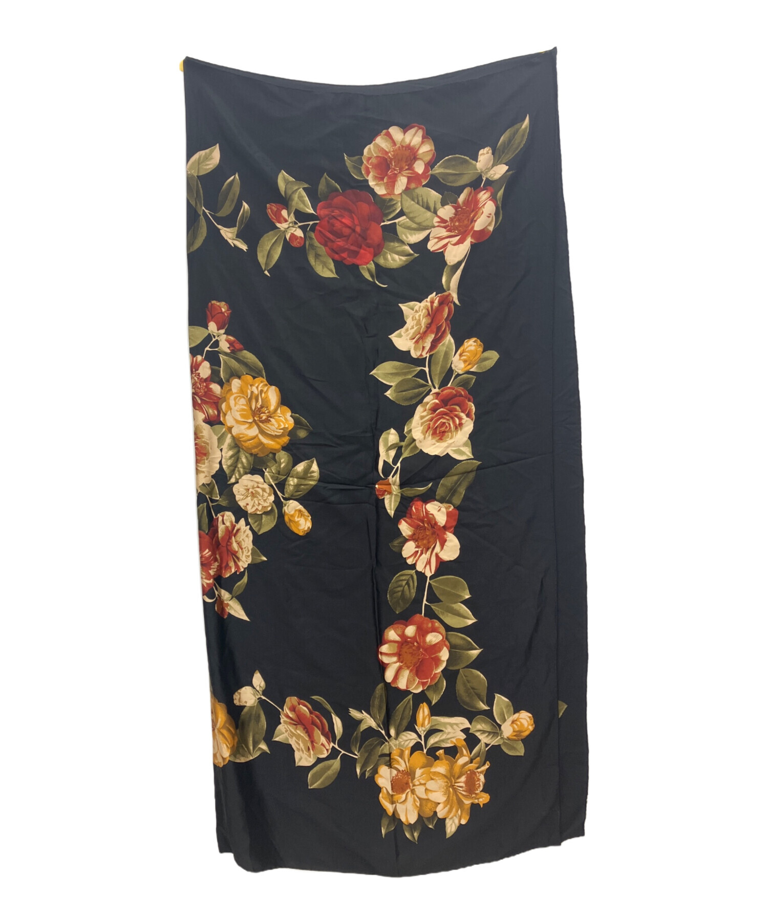 中古・古着通販】CHANEL (シャネル) シルクスカーフ ブラック