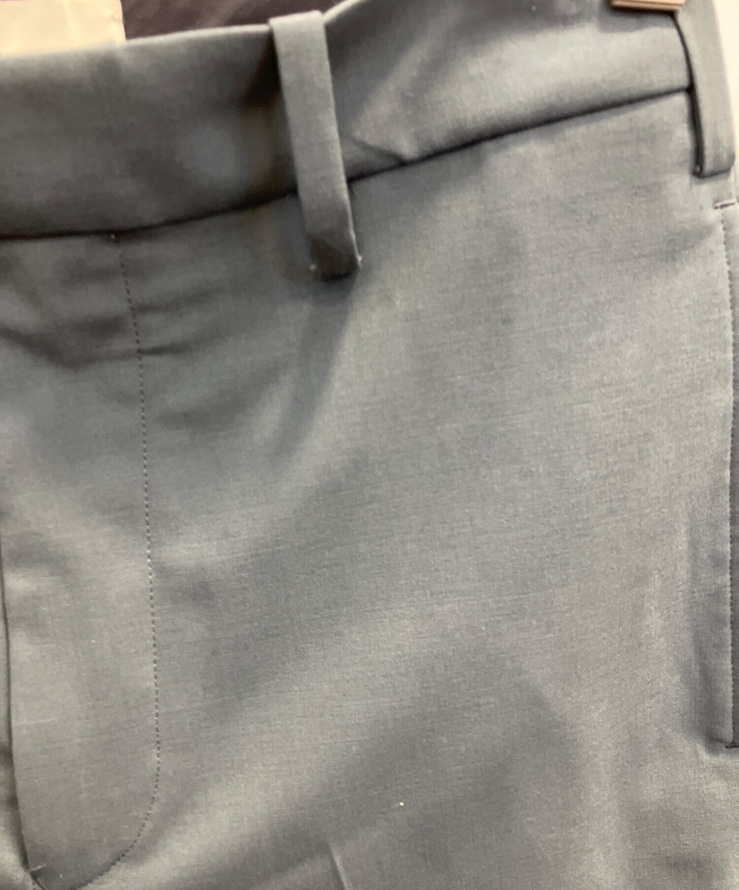 中古・古着通販】YOKE (ヨーク) BACK SLIT STRAIGHT PANTS グレー