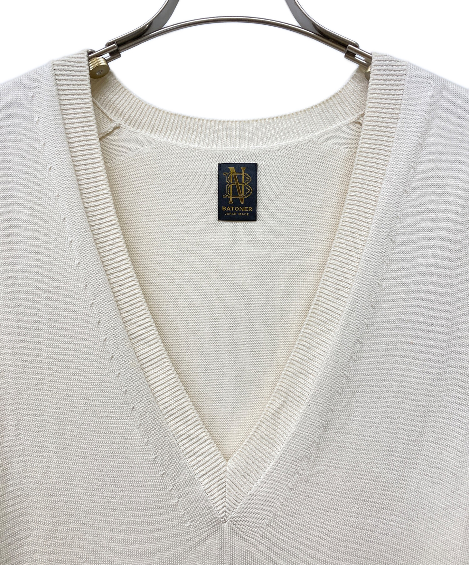 中古・古着通販】BATONER (バトナ―) THE SEAISLAND COTTON V NECK