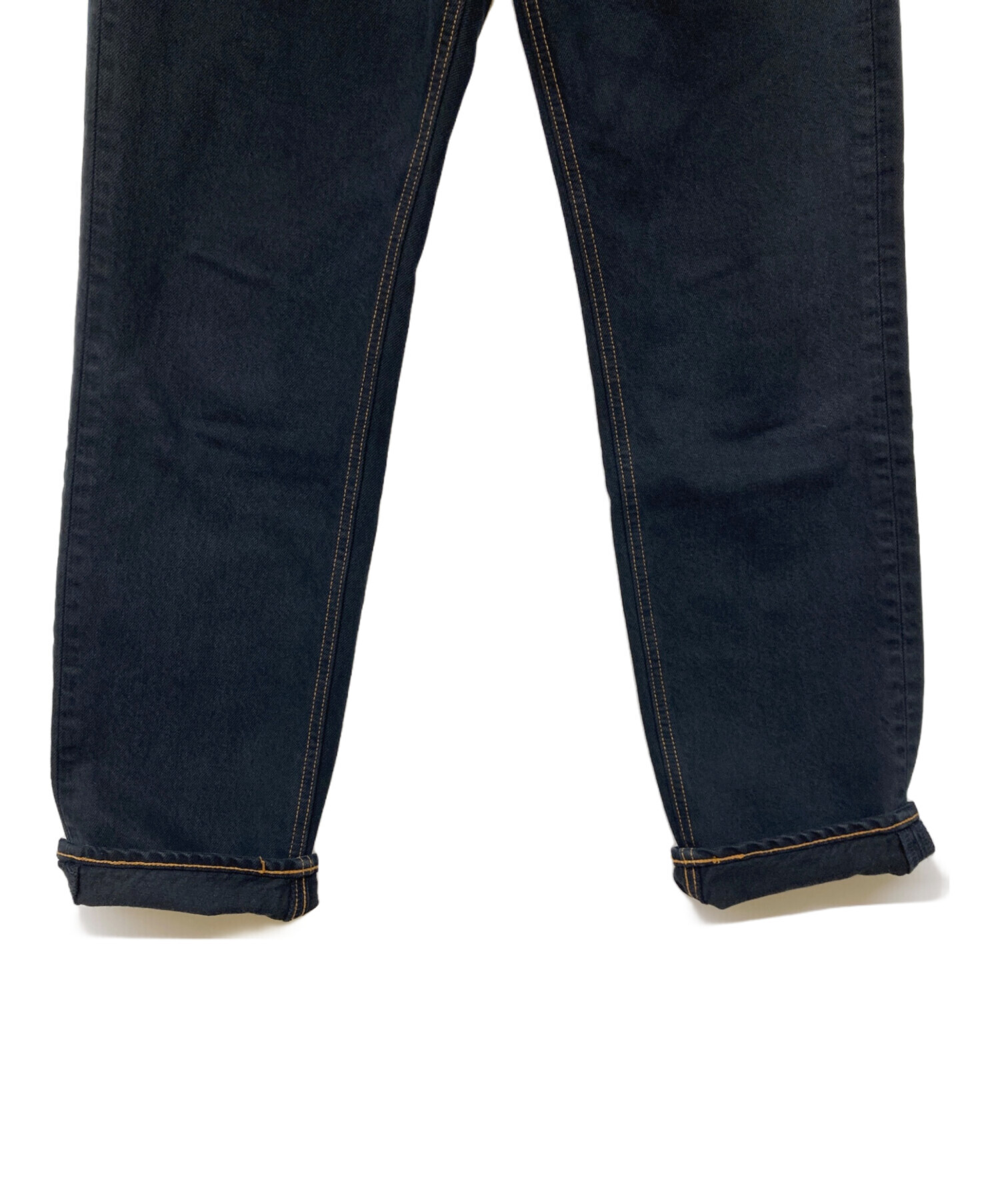 中古・古着通販】CLANE (クラネ) THUMB DENIM PANTS ブラック 