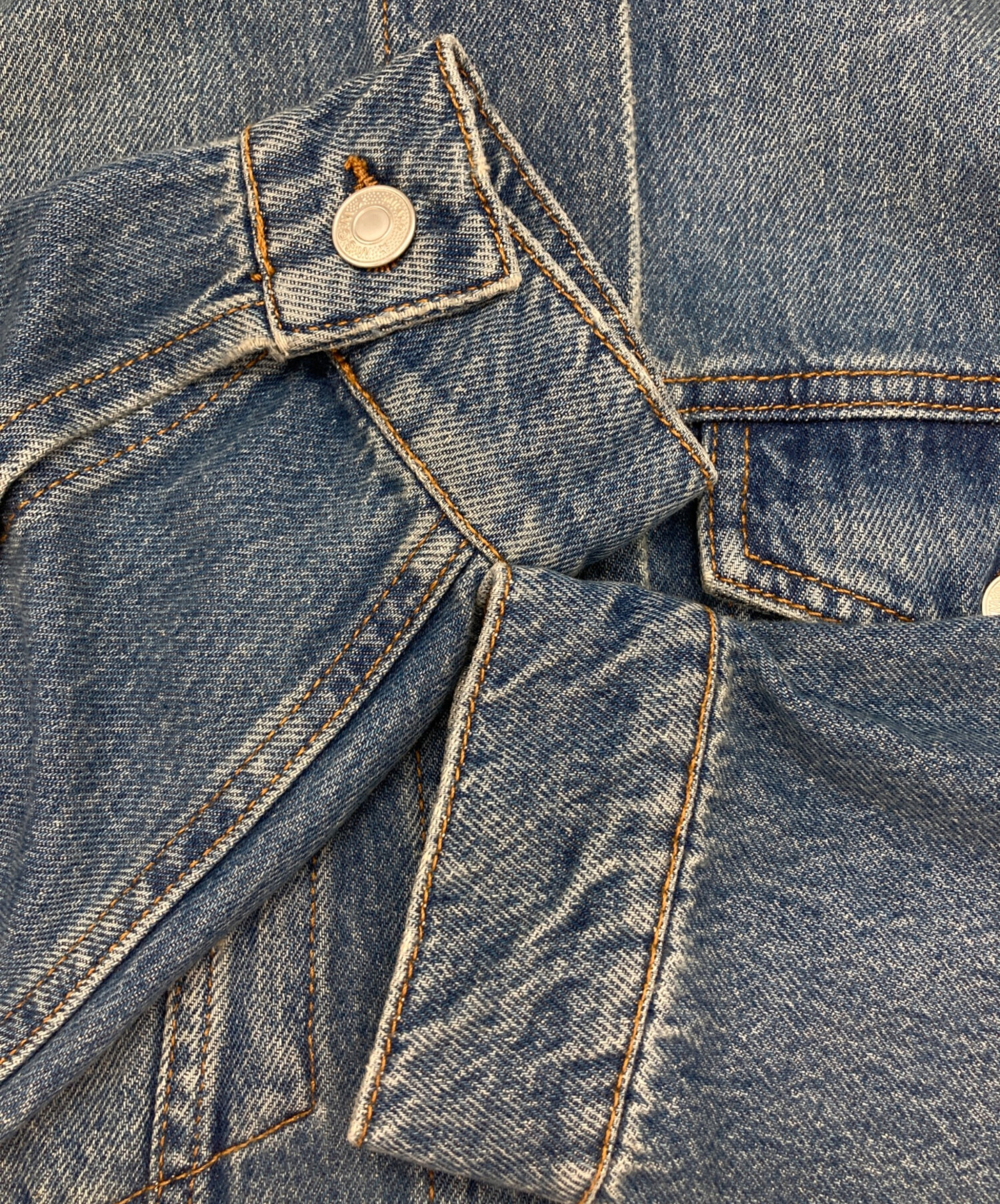 中古・古着通販】MSGM (エムエスジーエム) バックロゴデニムジャケット 