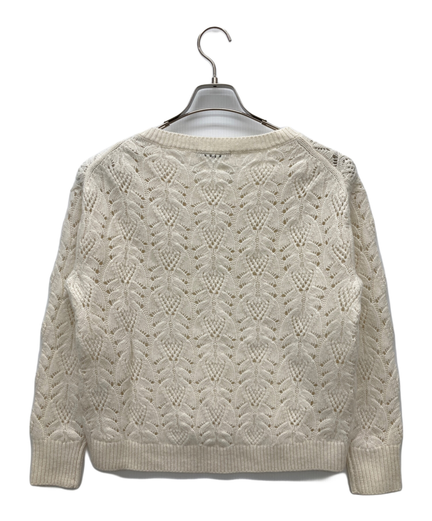 中古・古着通販】ANAYI (アナイ) ウールカシミヤレースケーブル プル