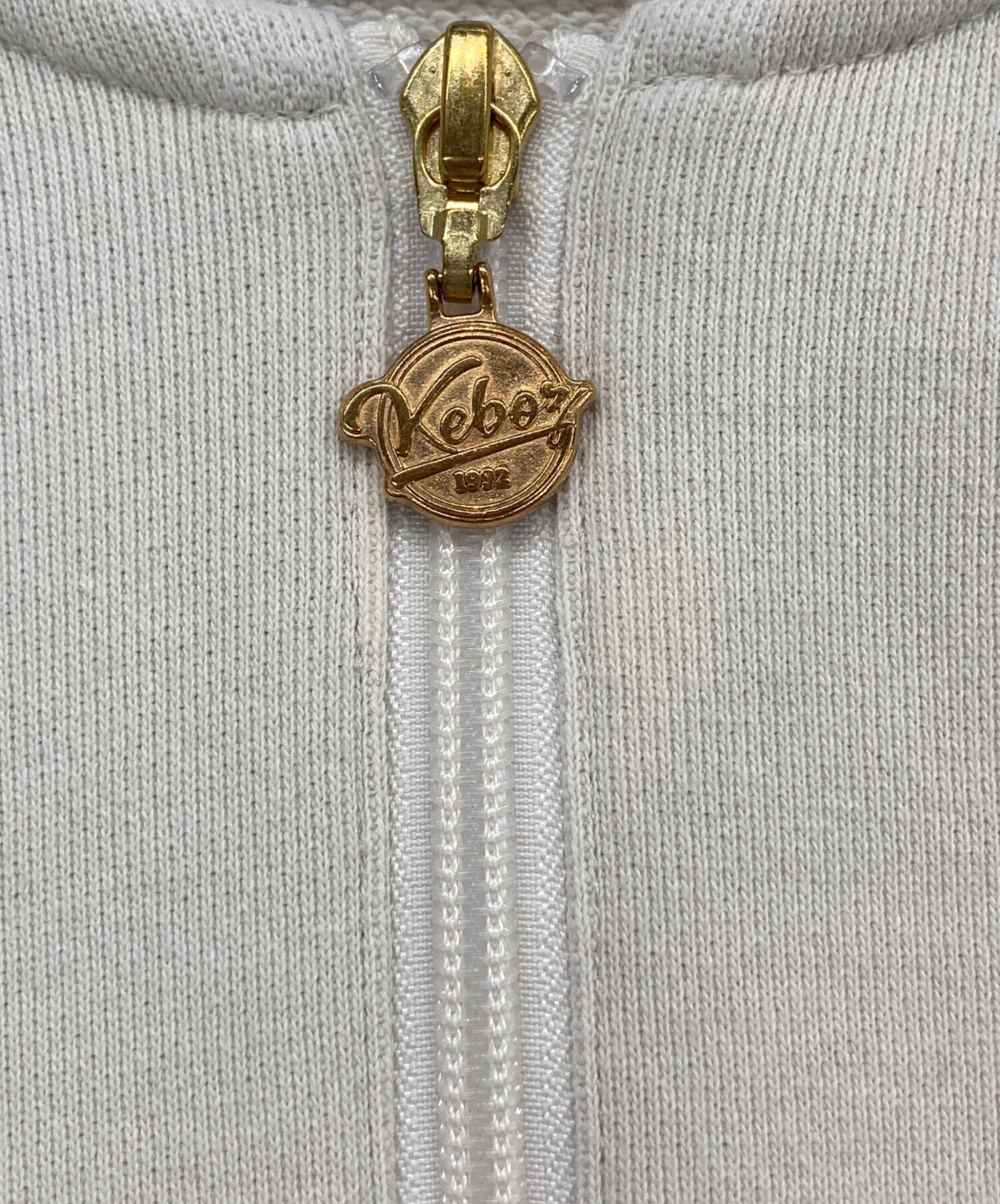 中古・古着通販】KEBOZ (ケボズ) ハーフジップスウェット ベージュ 