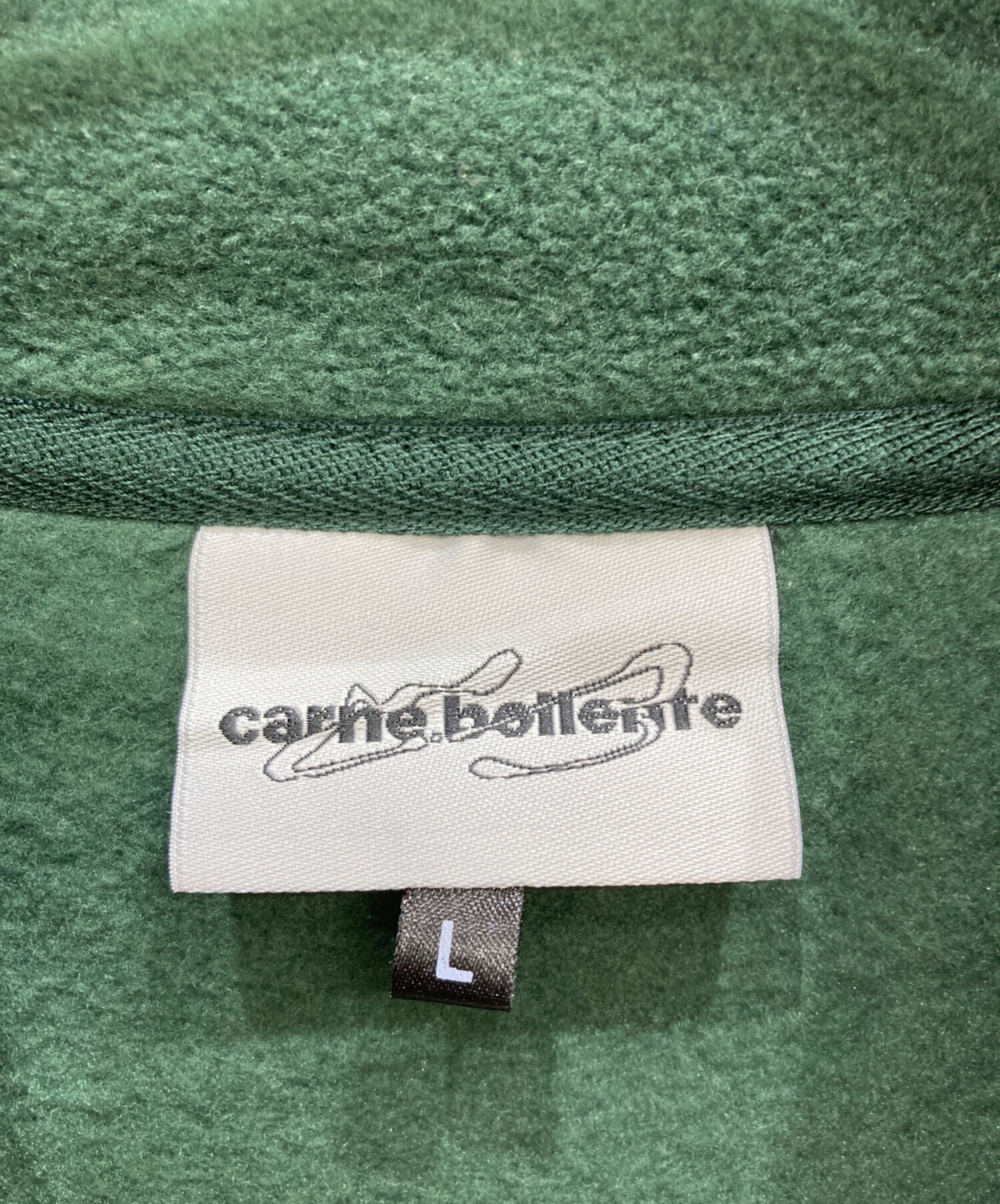 中古・古着通販】CARNE BOLLENTE (カルネボレンテ) ハーフジップ 