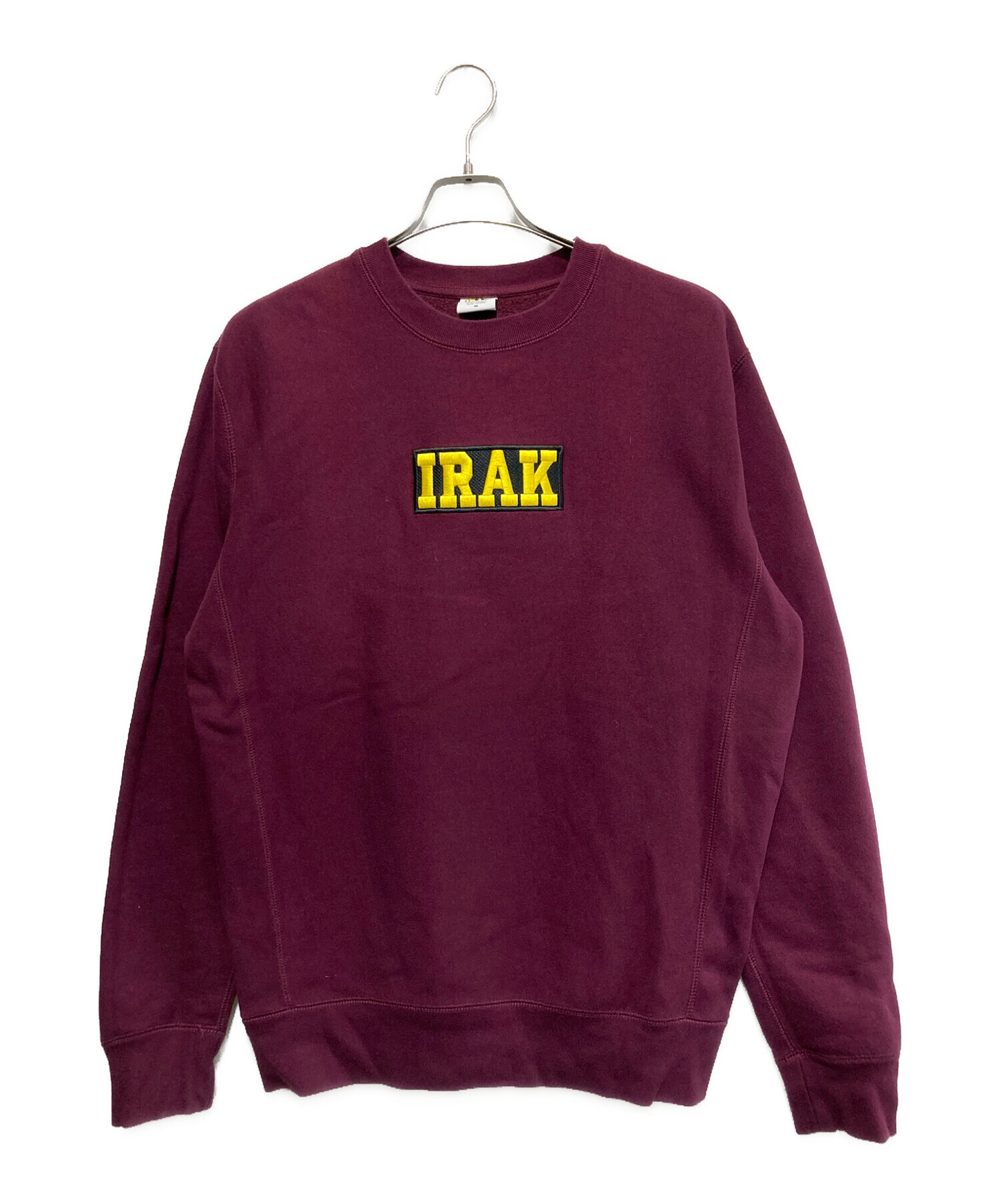 新品未使用　IRAK BOXロゴ　ボックスロゴ 中古・古着通販】IRAK (アイラック) Box Logo Crewneck Sweatshirt