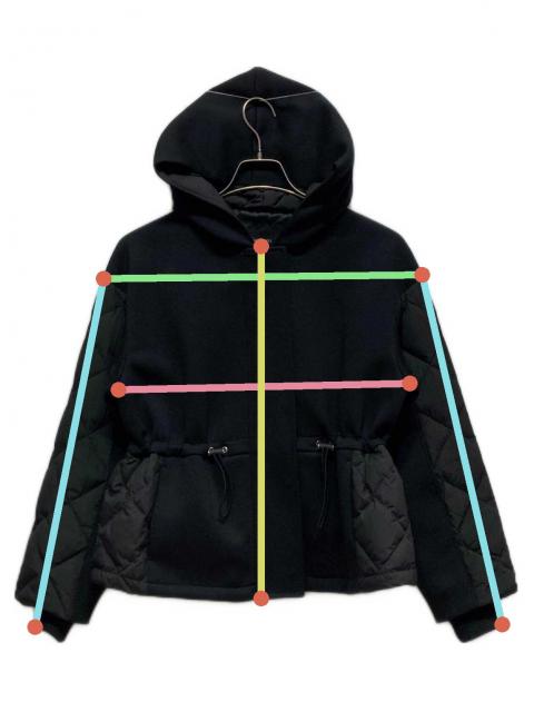 新品未使用　ダイアグラム　ボンディングキルトパーカー 3090055168012485_drawn.jpeg