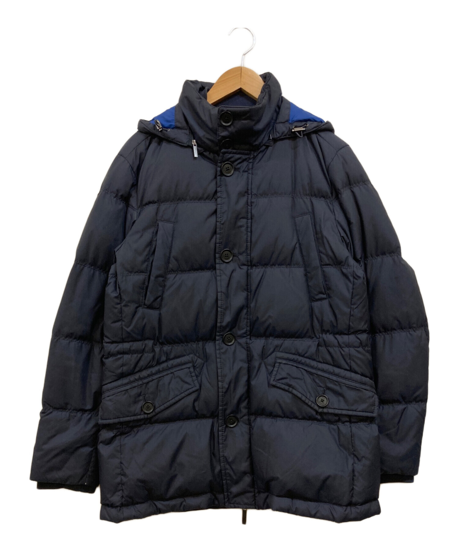 HUGO BOSS ヒューゴボス ダウンジャケット REAL DOWN ネイビー 中古・古着通販】BOSS HUGO BOSS (ボス ヒューゴボス) ダウン