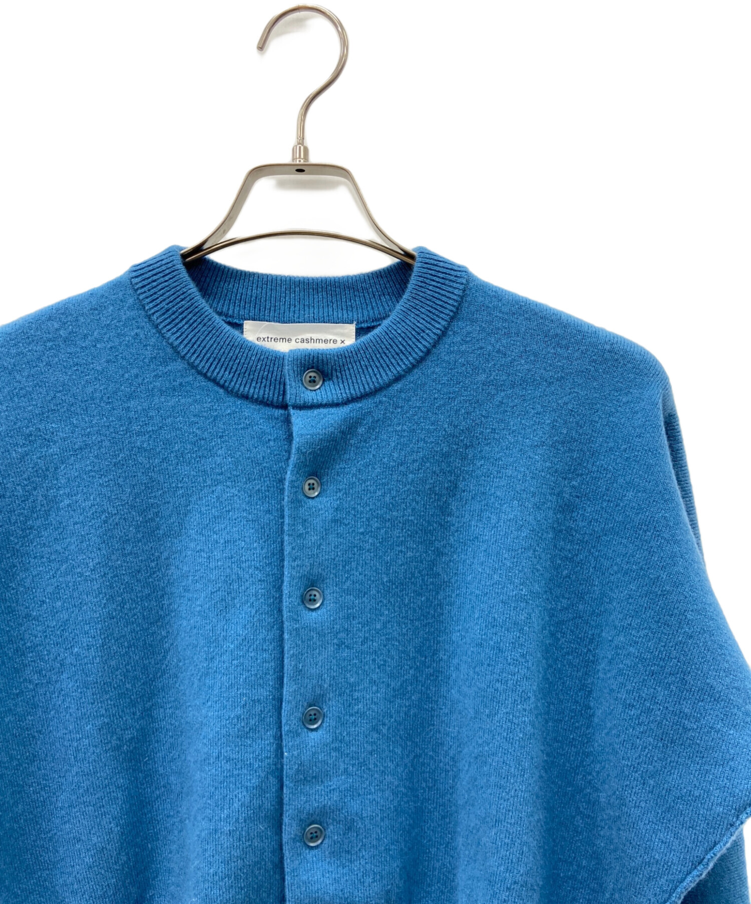 ブルーのカーディガン 中古・古着通販】extreme cashmere (エクストリーム カシミア) BLOUSON